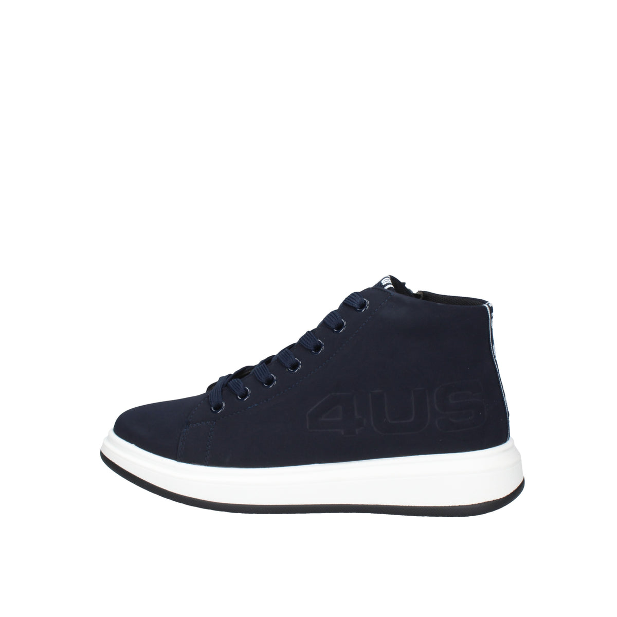 paciotti 4us sneakers modello in camoscio nabuk blu 42104