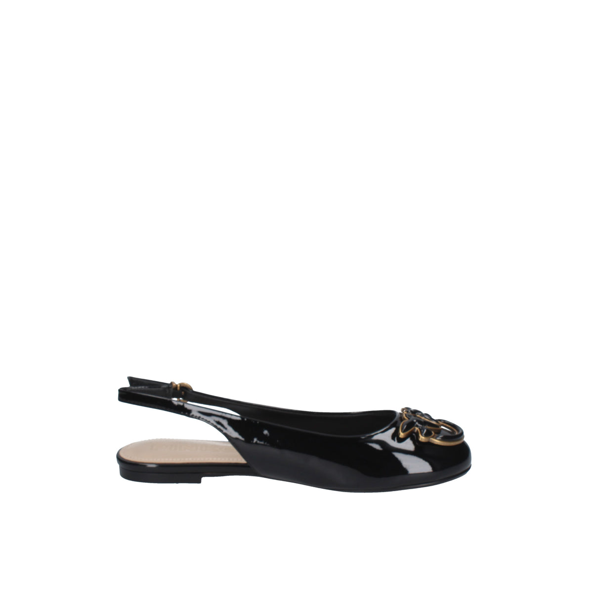 pinko Ballerine Slingback Pinko Nero Con Logo Love Birds Donna sd0247e002