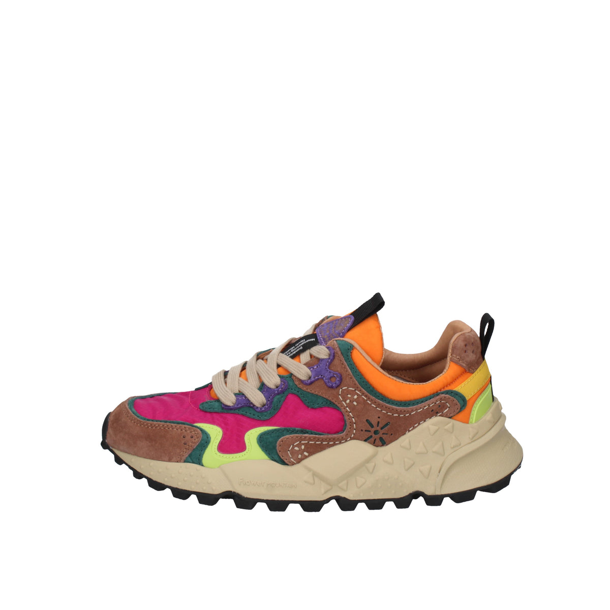 FLOWER MOUNTAIN Scarpe 0012019103-04 BRN/BORD.LIME