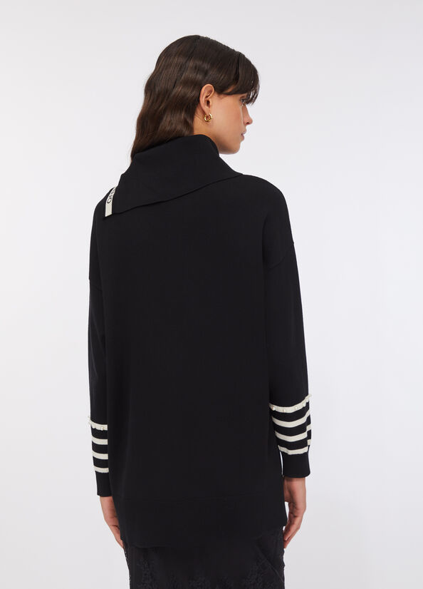 LIU JO abbigliamento TF5218MS63L NERO/BCO LATTE