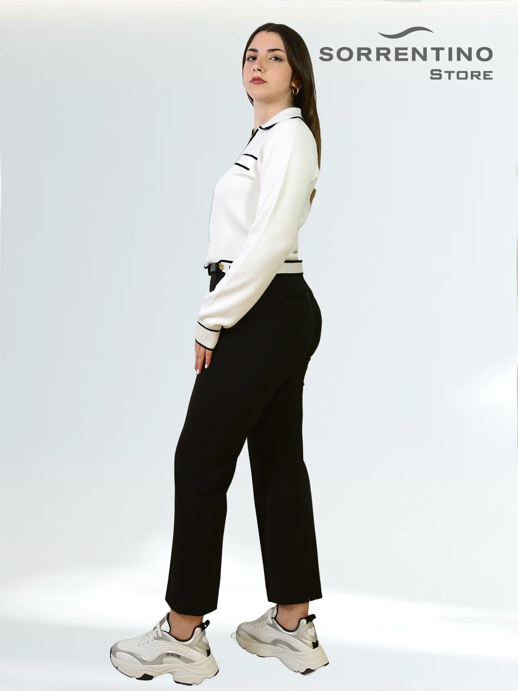 LIU JO abbigliamento TF5250MS59L Bianco/Nero