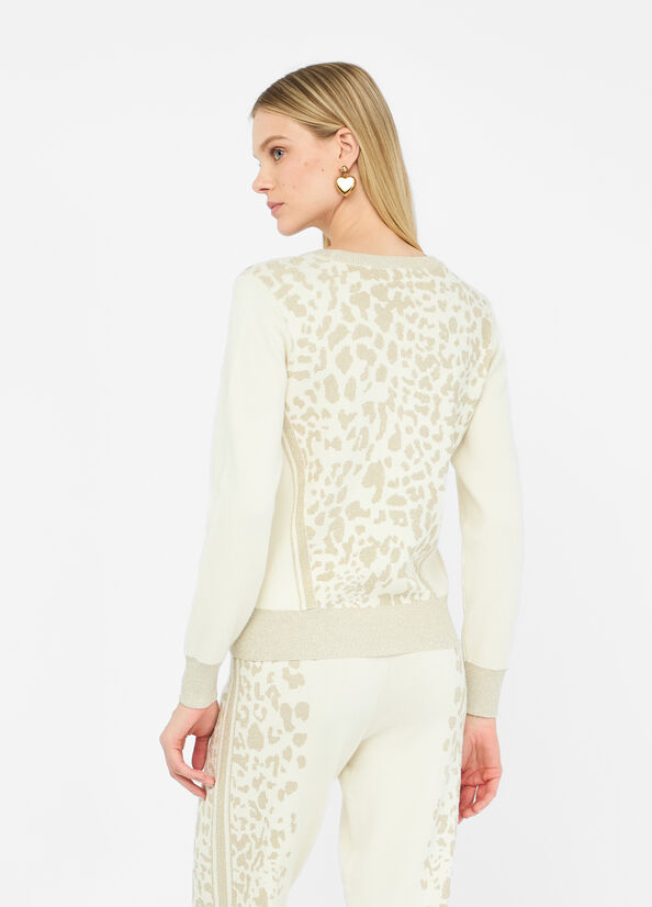 LIU JO abbigliamento TF5172MS49I BIANCO LATTE