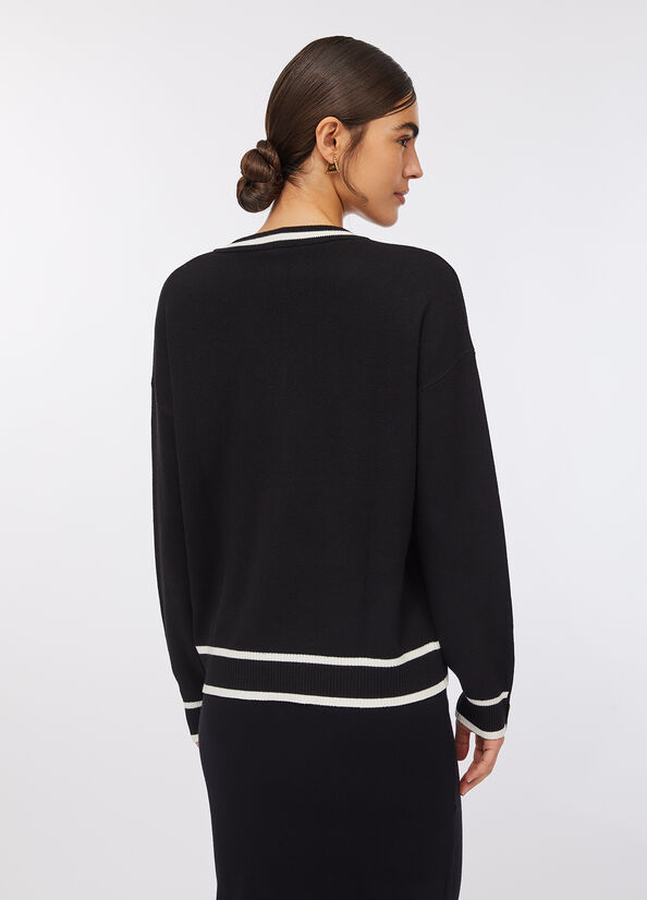 LIU JO abbigliamento TF5229MS59L B.CO LAT/NERO