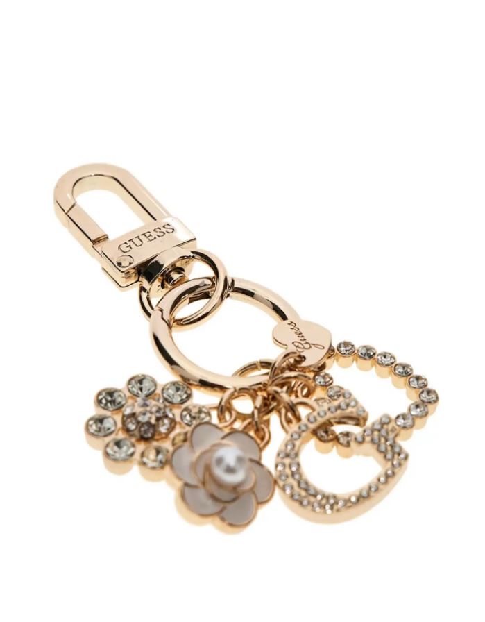 Guess MILANO KEYRING - Portachiavi - dark black/nero Guess MILANO KEYRING - Portachiavi - dark black/nero