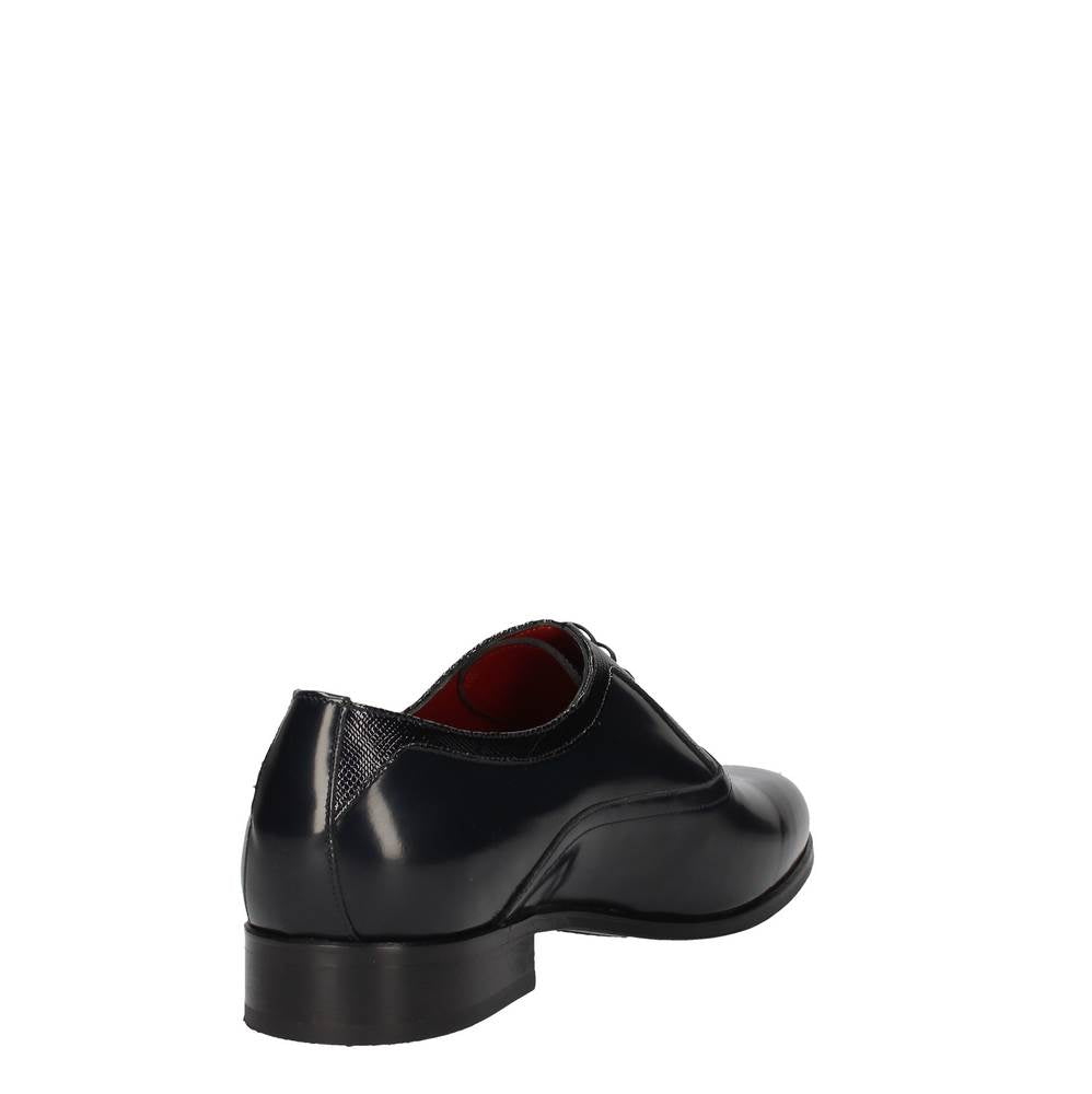 marini stringata spazzolato moire blu b8/141