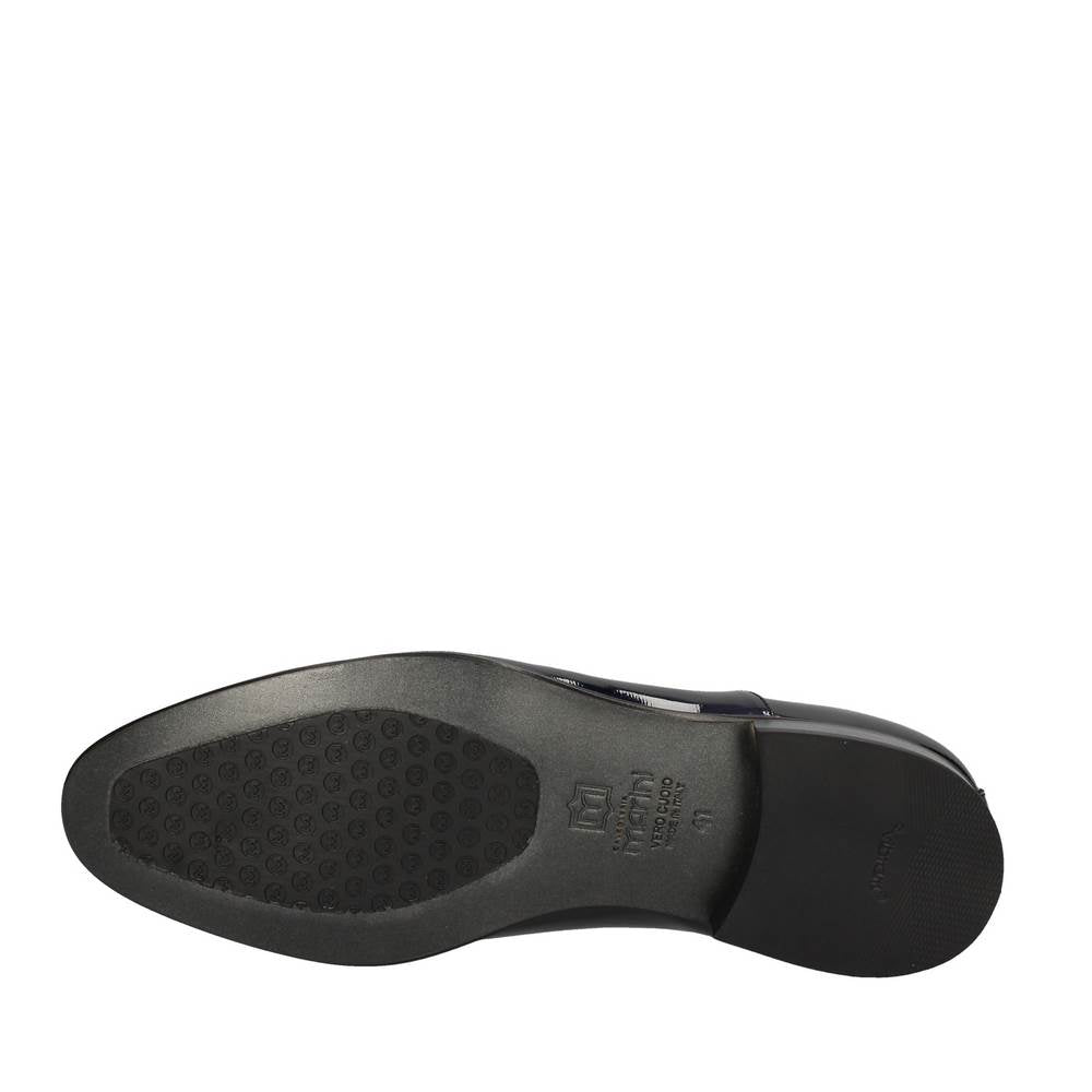 marini stringata canapa blu 05mb