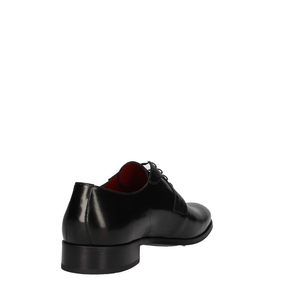 marini stringata spazzolato moire nero cr1626/047