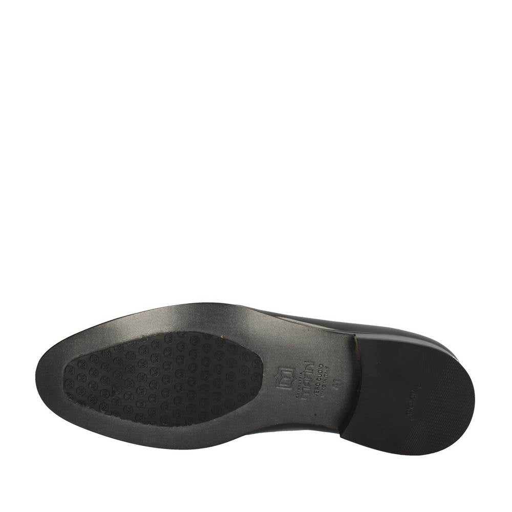 marini stringata spazzolato moire nero cr1626/047