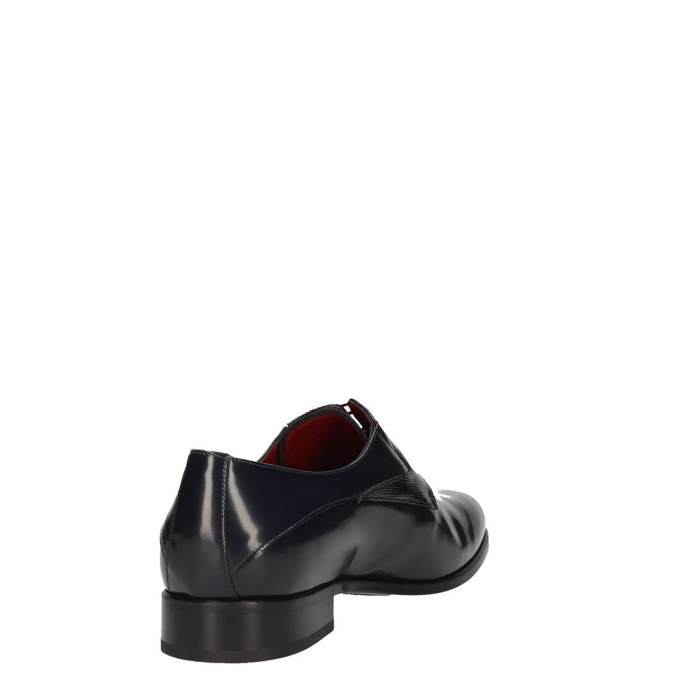 marini stringata spazzolat moire blu b04/141