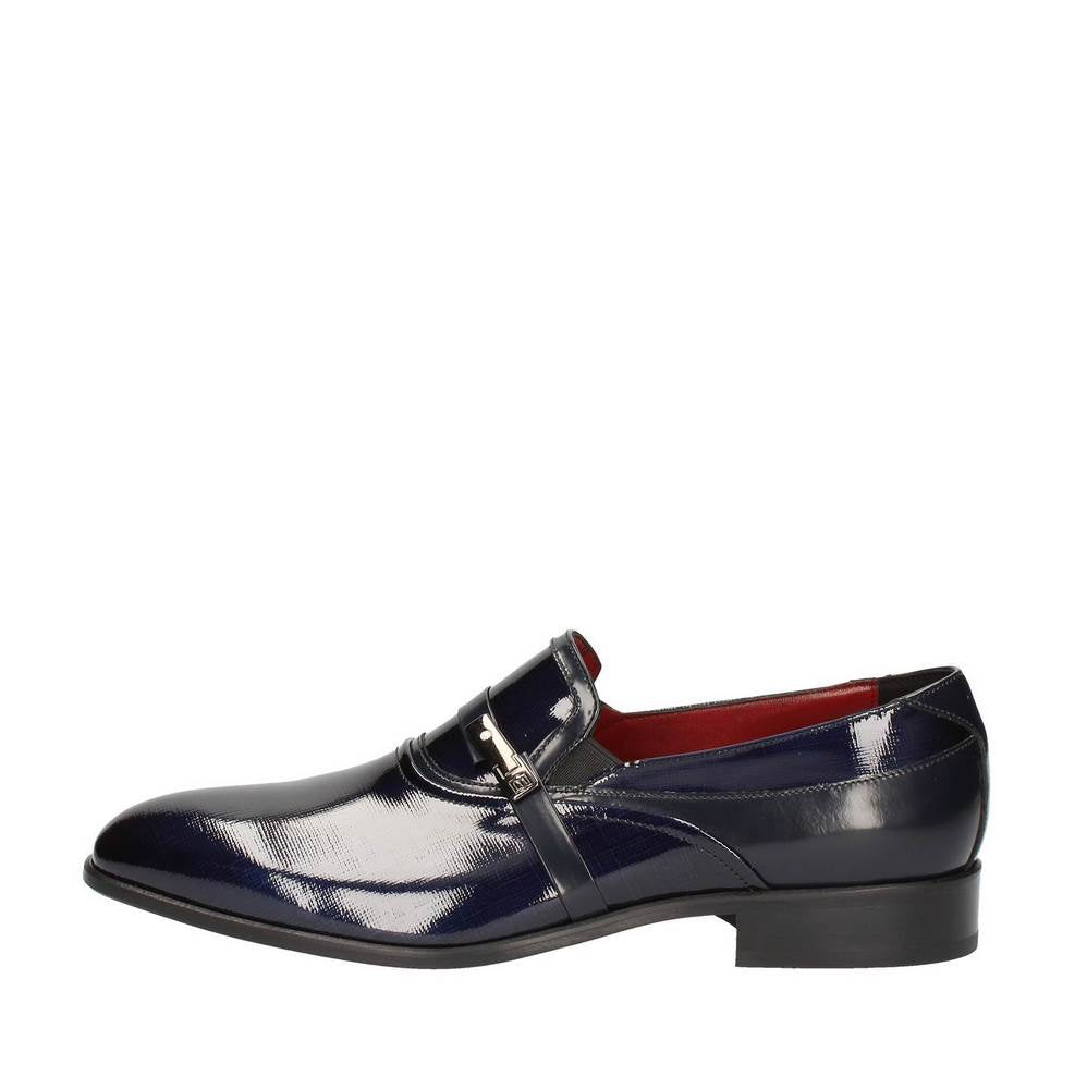 marini stringata canapa spazzolato blu cr1634/067