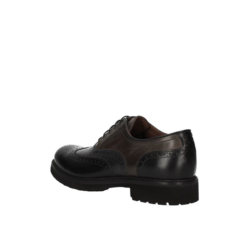 nero giardini stringata modello ilcea in stile inglese nero, blu e antracite a800451u