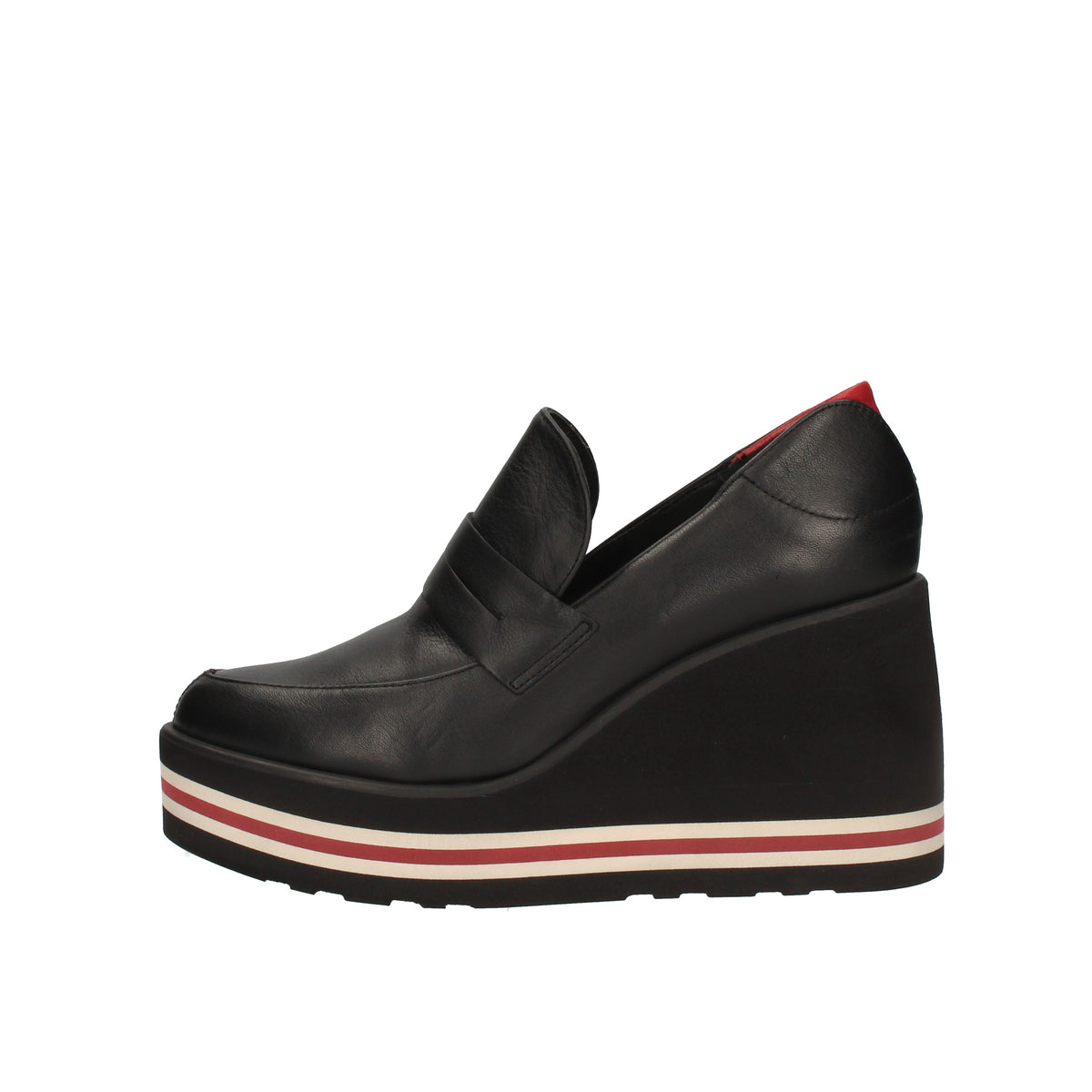 paloma barcelo' mocassino modello ore mousse blk/red m85