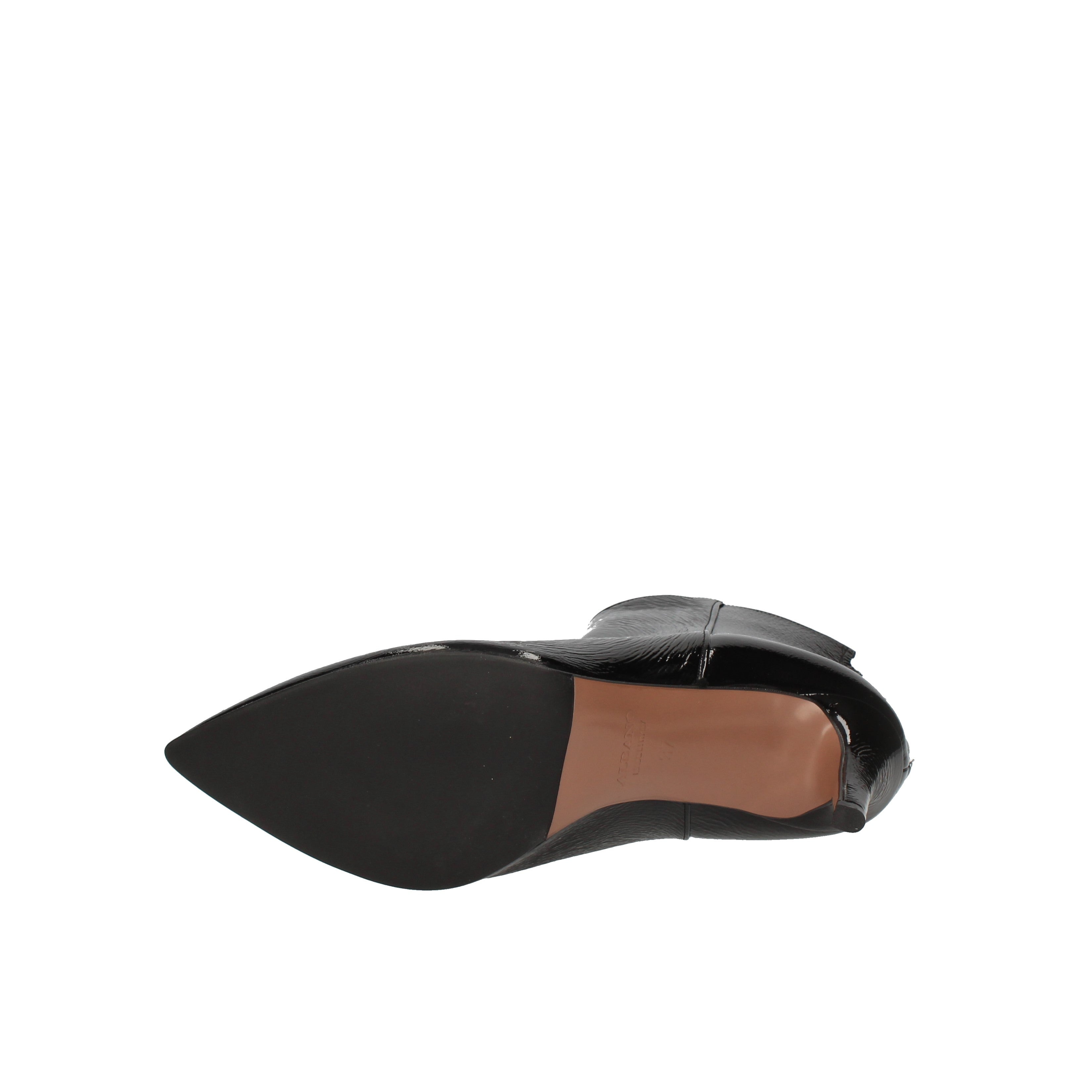 albano tronchetto nero ginza con tacco 8002