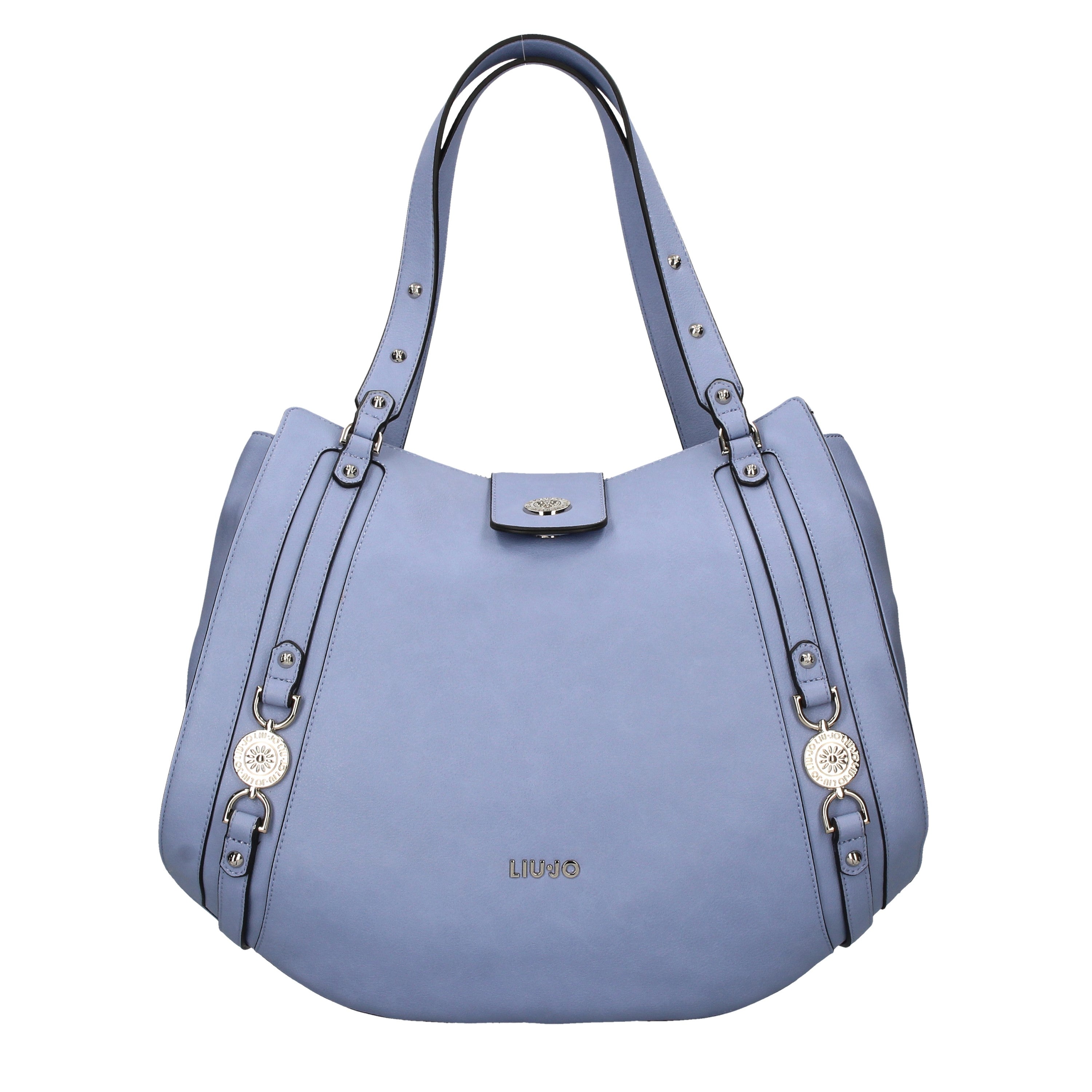 liu jo shopper modello l adv it's me azzurro a19202e0027
