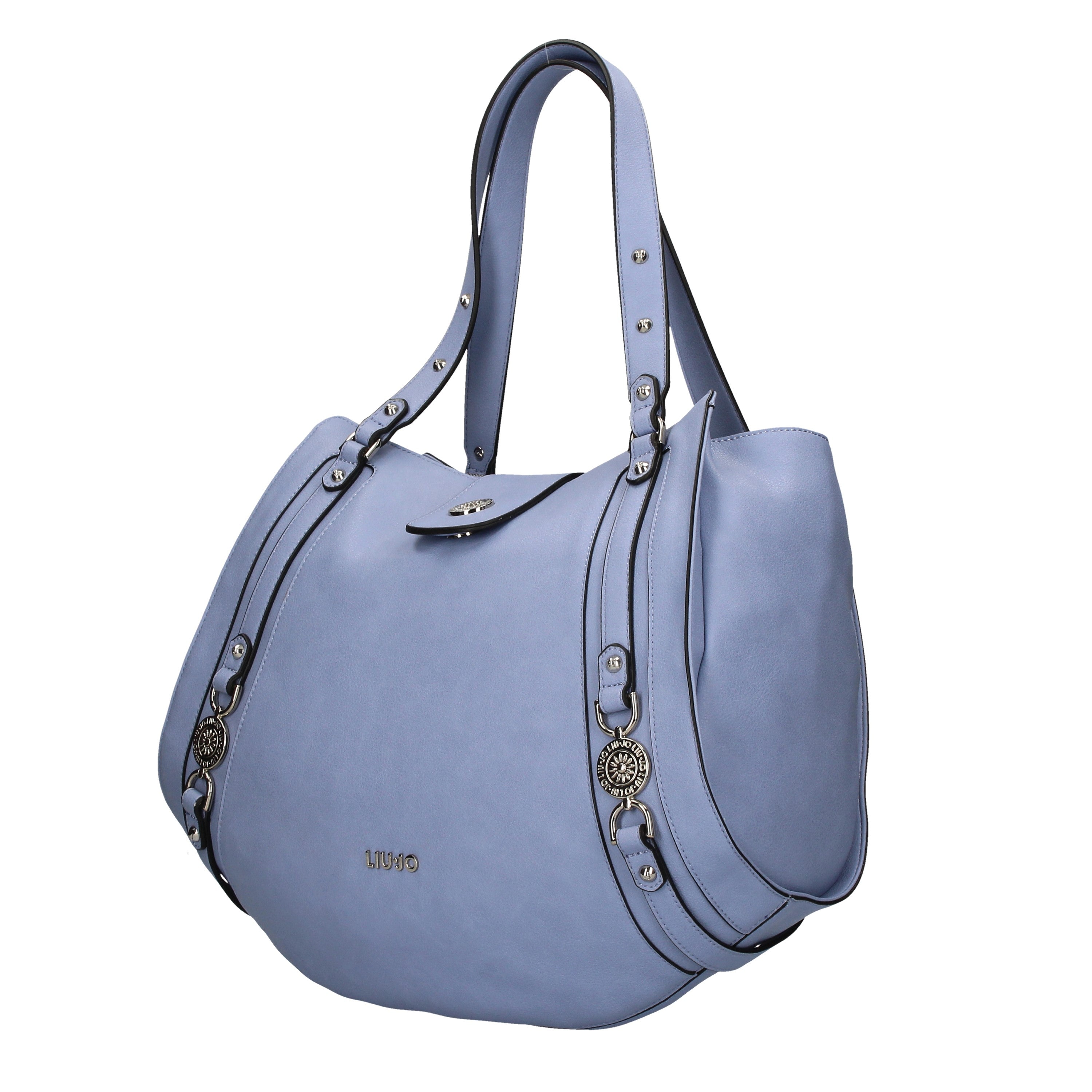 liu jo shopper modello l adv it's me azzurro a19202e0027