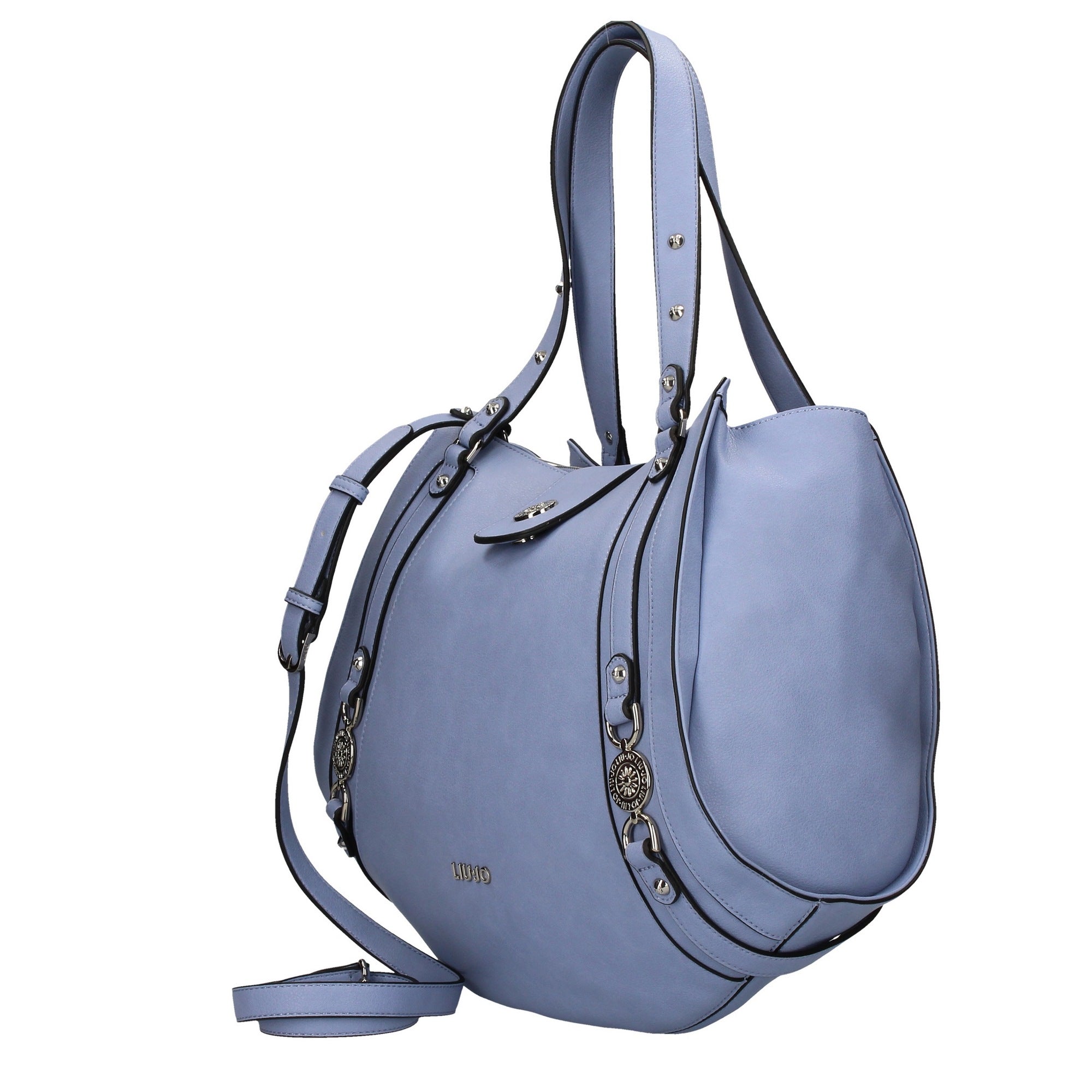 liu jo shopper modello l adv it's me azzurro a19202e0027