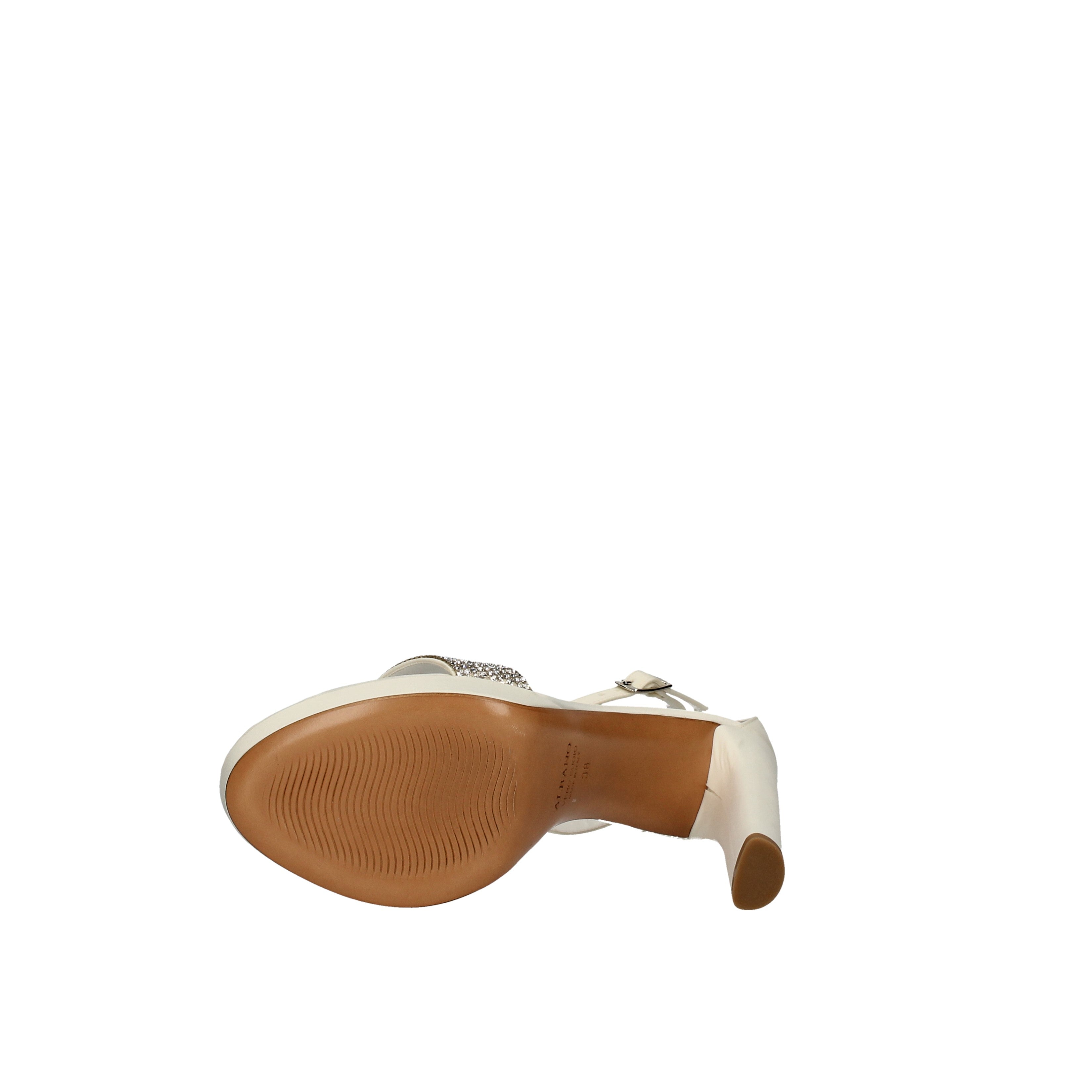 albano sandali SPOSA in raso e strass bianco 2132