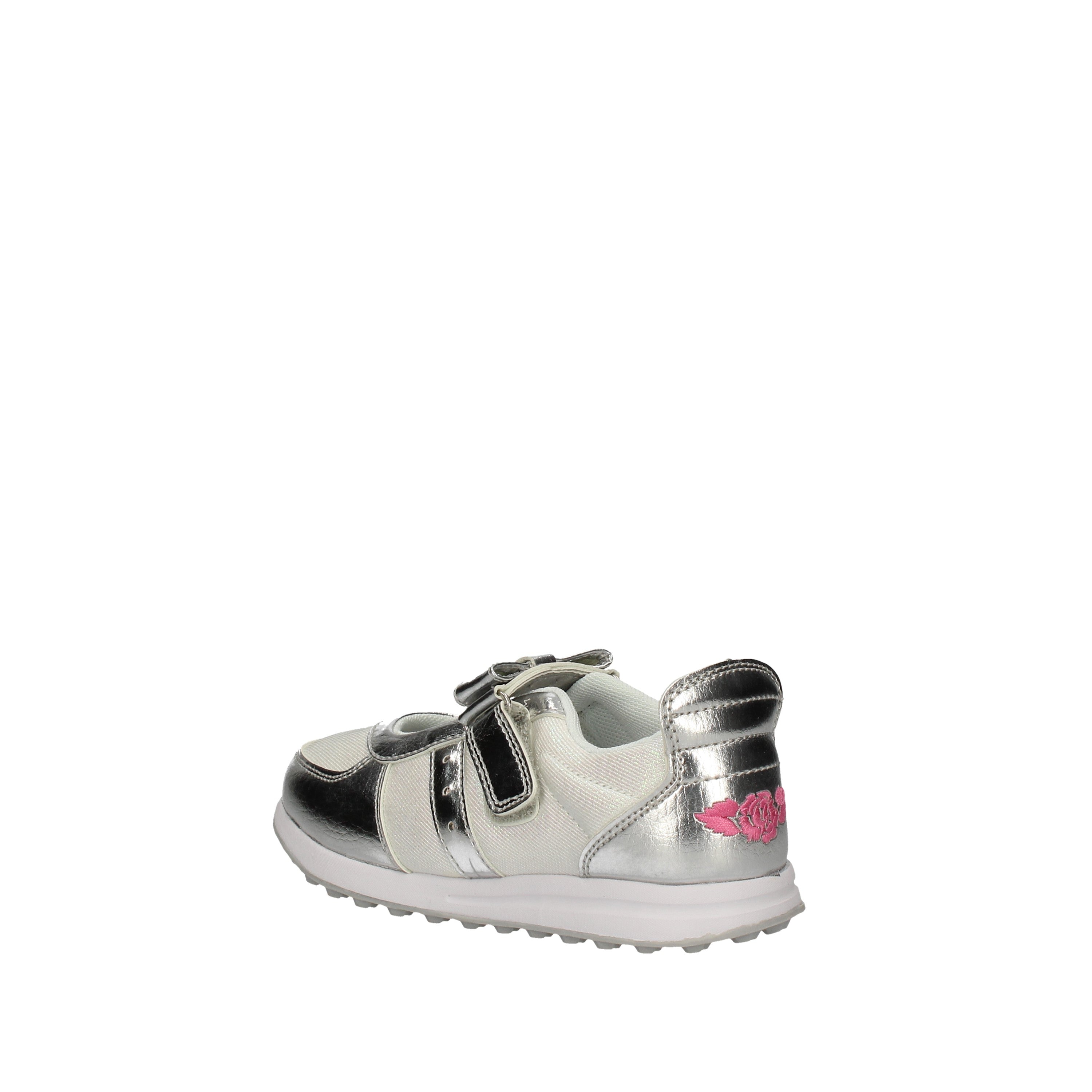 lelli kelly sneakers corissima bianco e argento lk7851