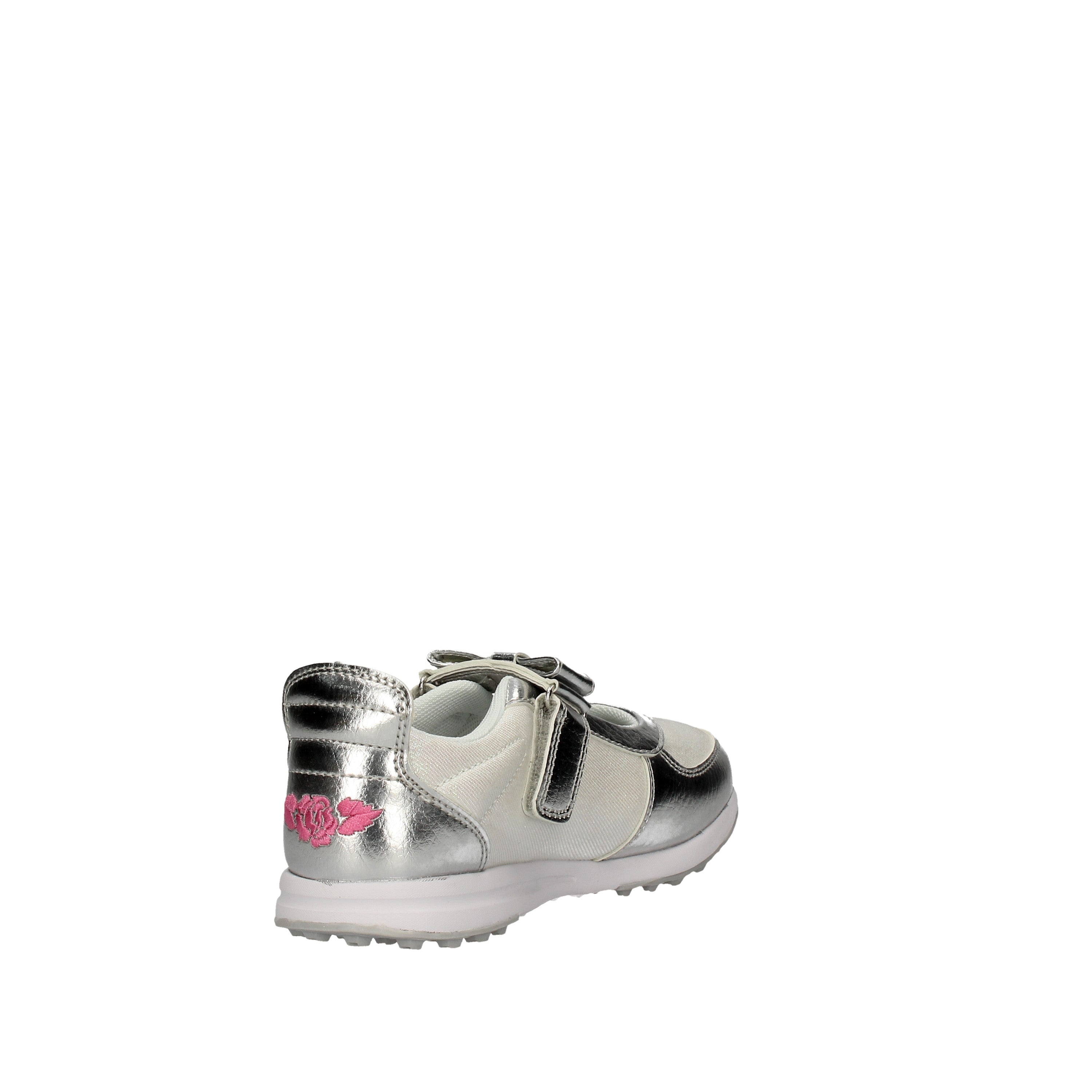 lelli kelly sneakers corissima bianco e argento lk7851