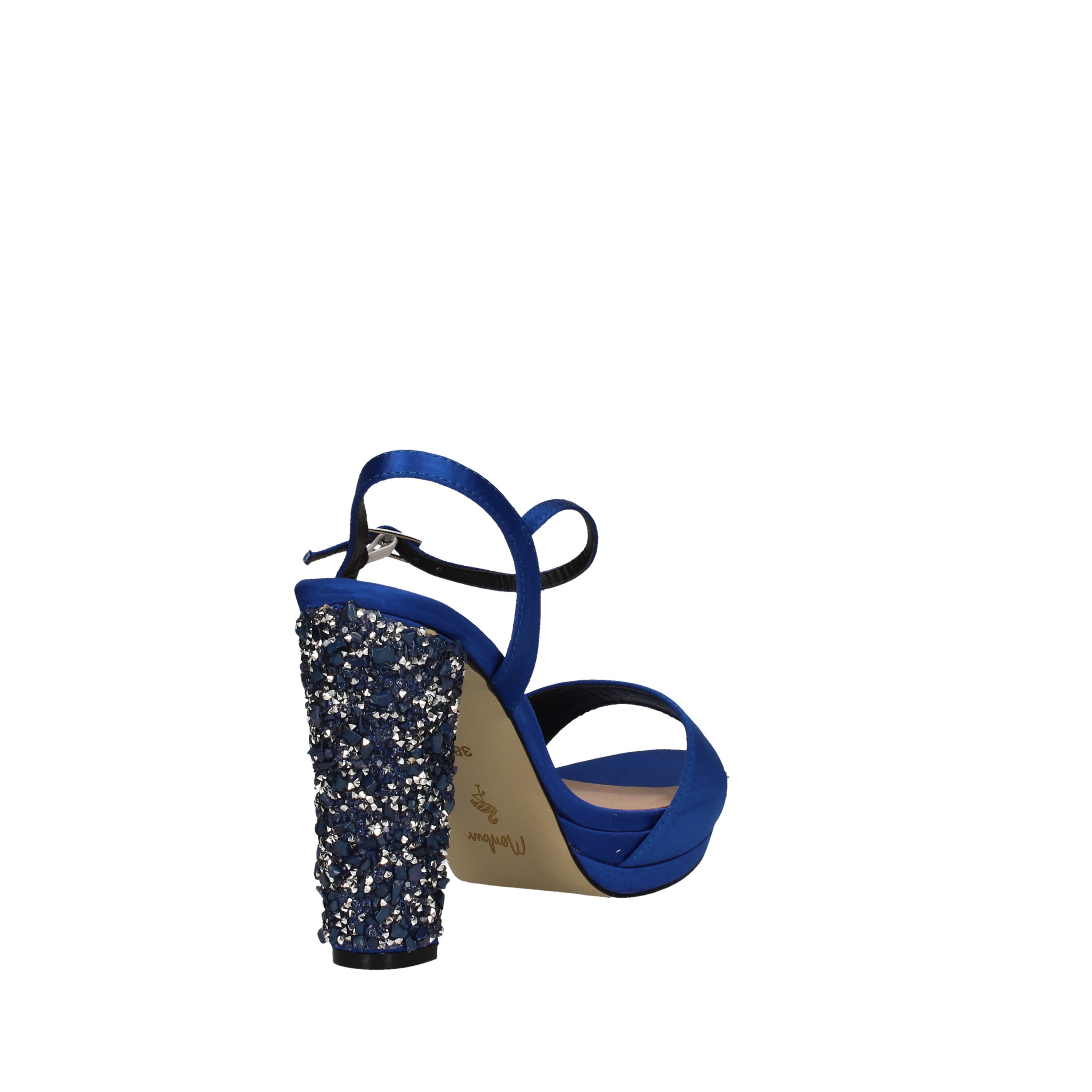 menbur sandali modello midnight con pietre blu 20279
