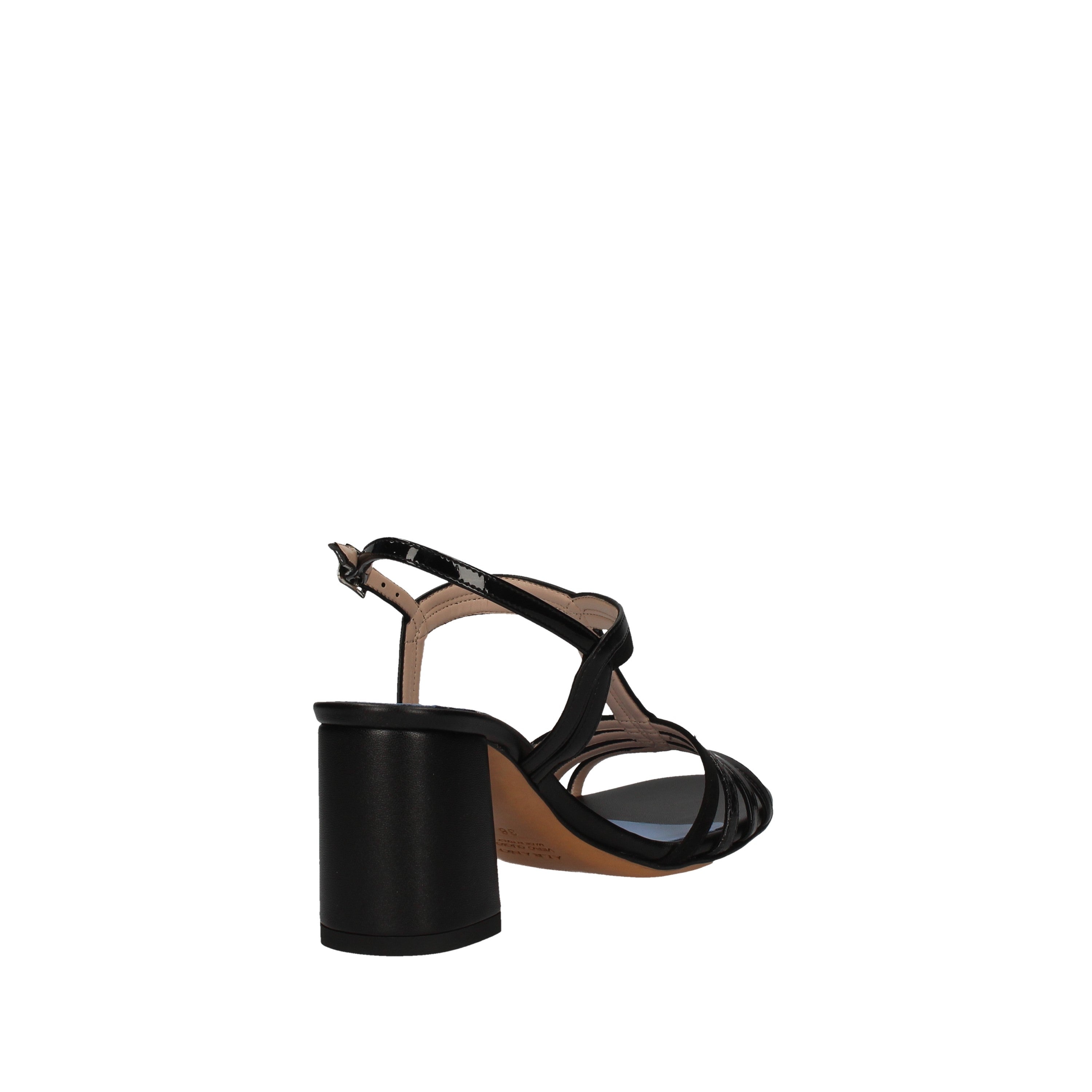 albano sandali nero in pelle soft 2192