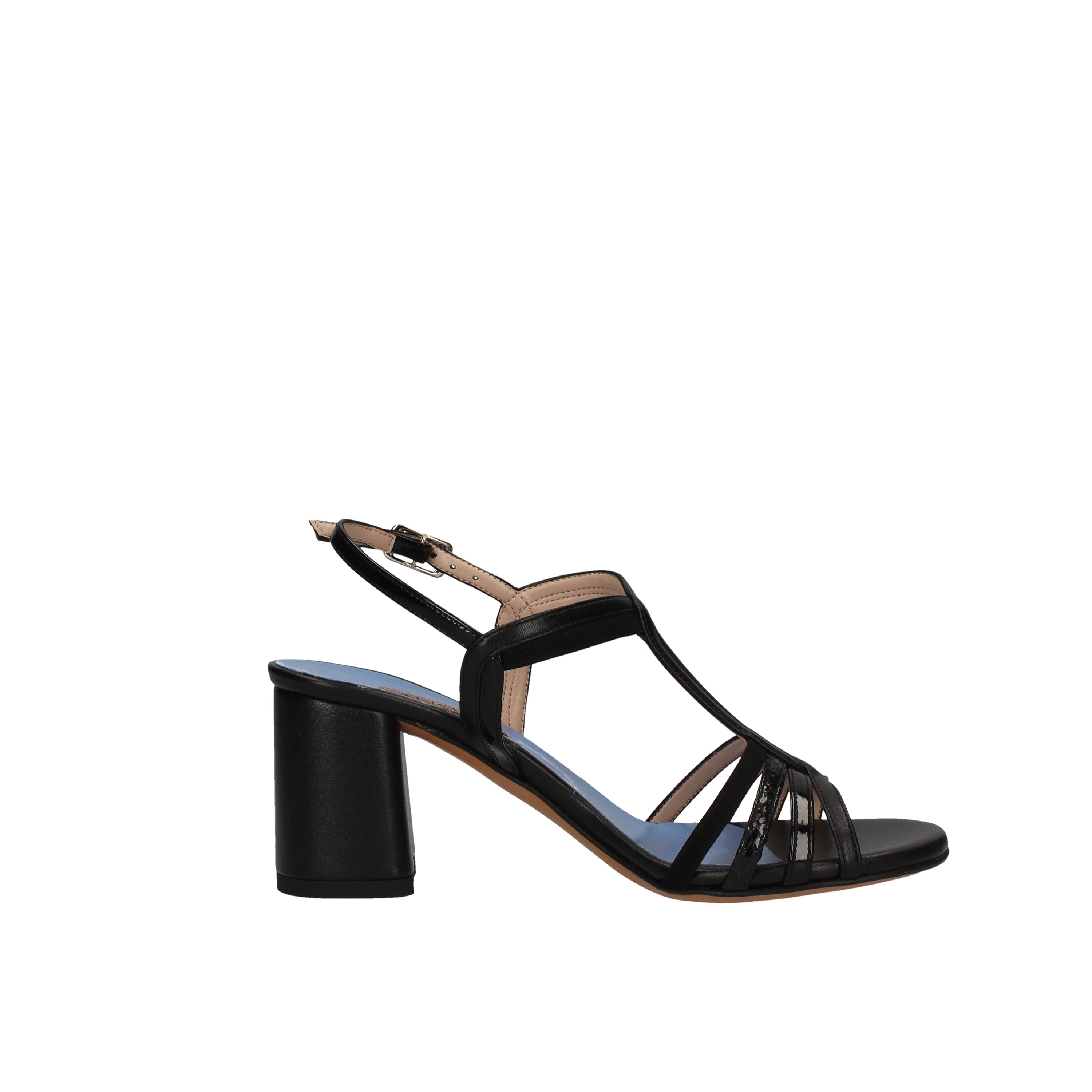 albano sandali nero in pelle soft 2192