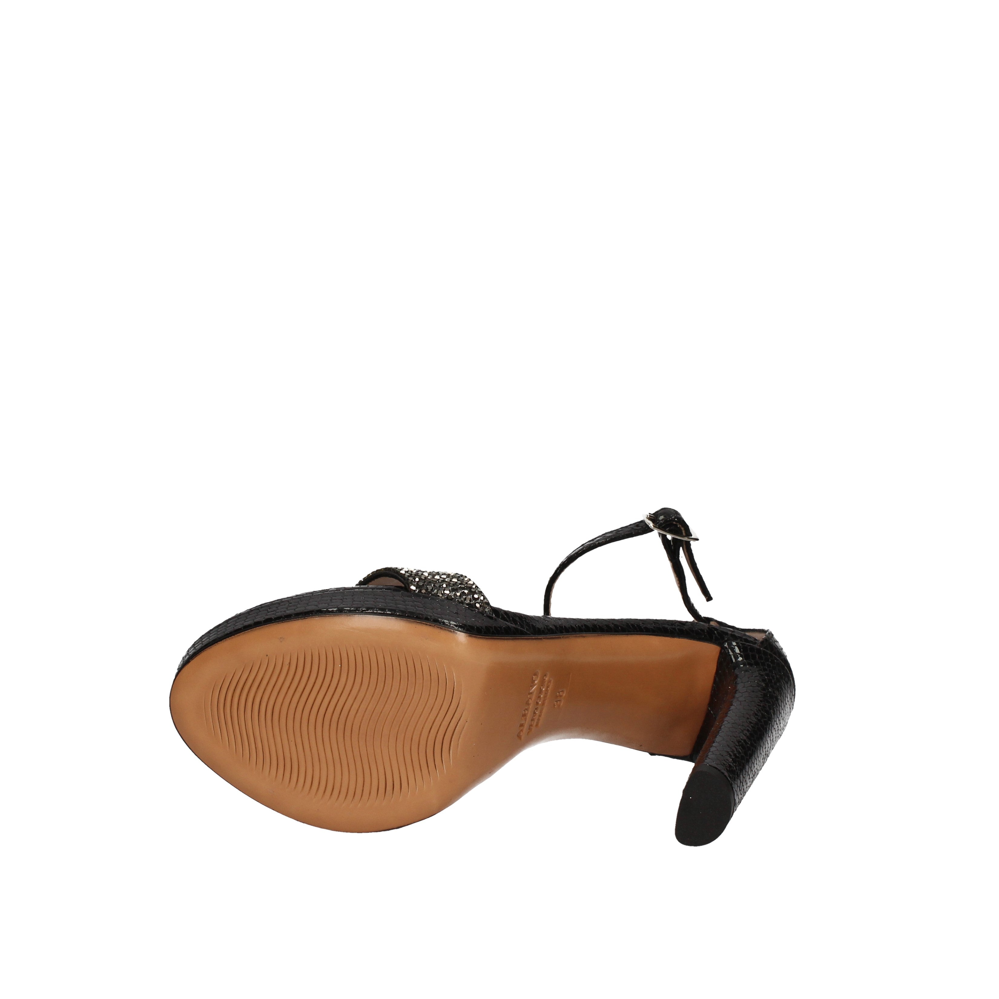 albano sandali nero con strass 2132
