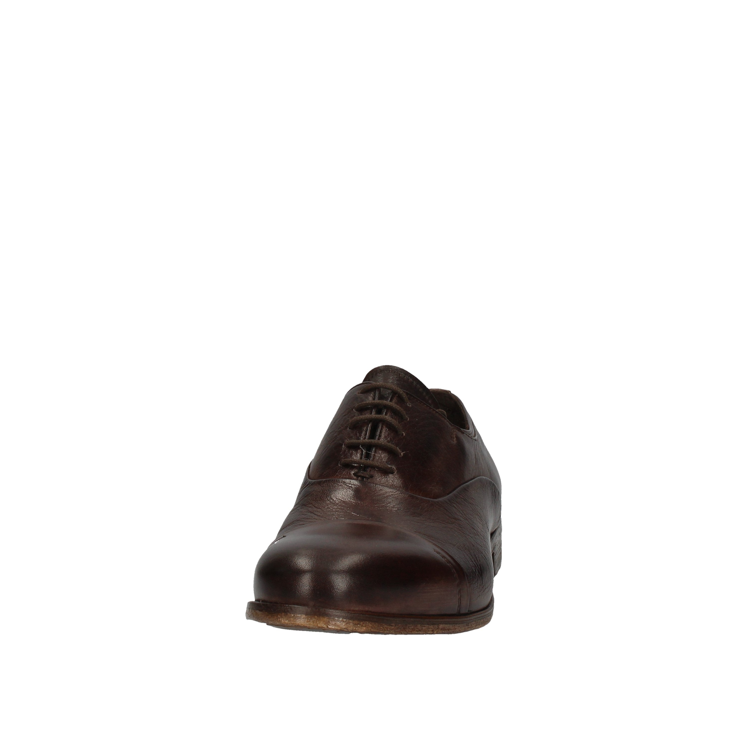 veni shoes stringata modello morbido lux cioccolato blu  t0001