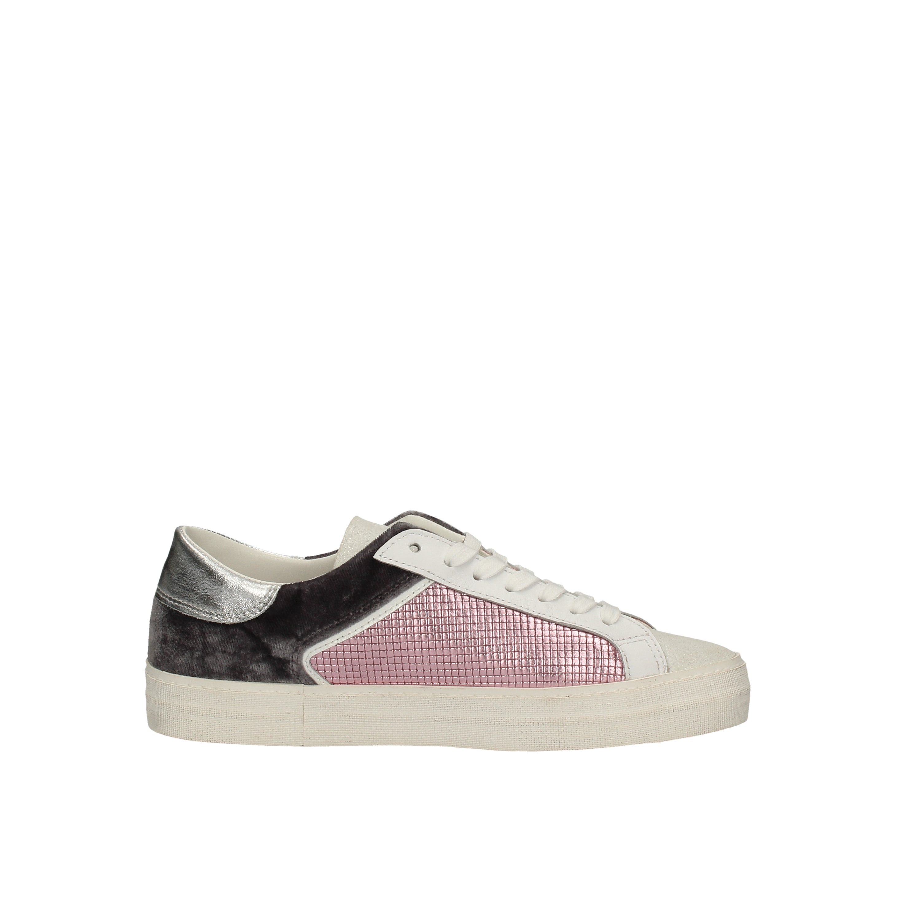 d.a.t.e. sneakers modello curve bit velvet pink w311-cv-bv-pk