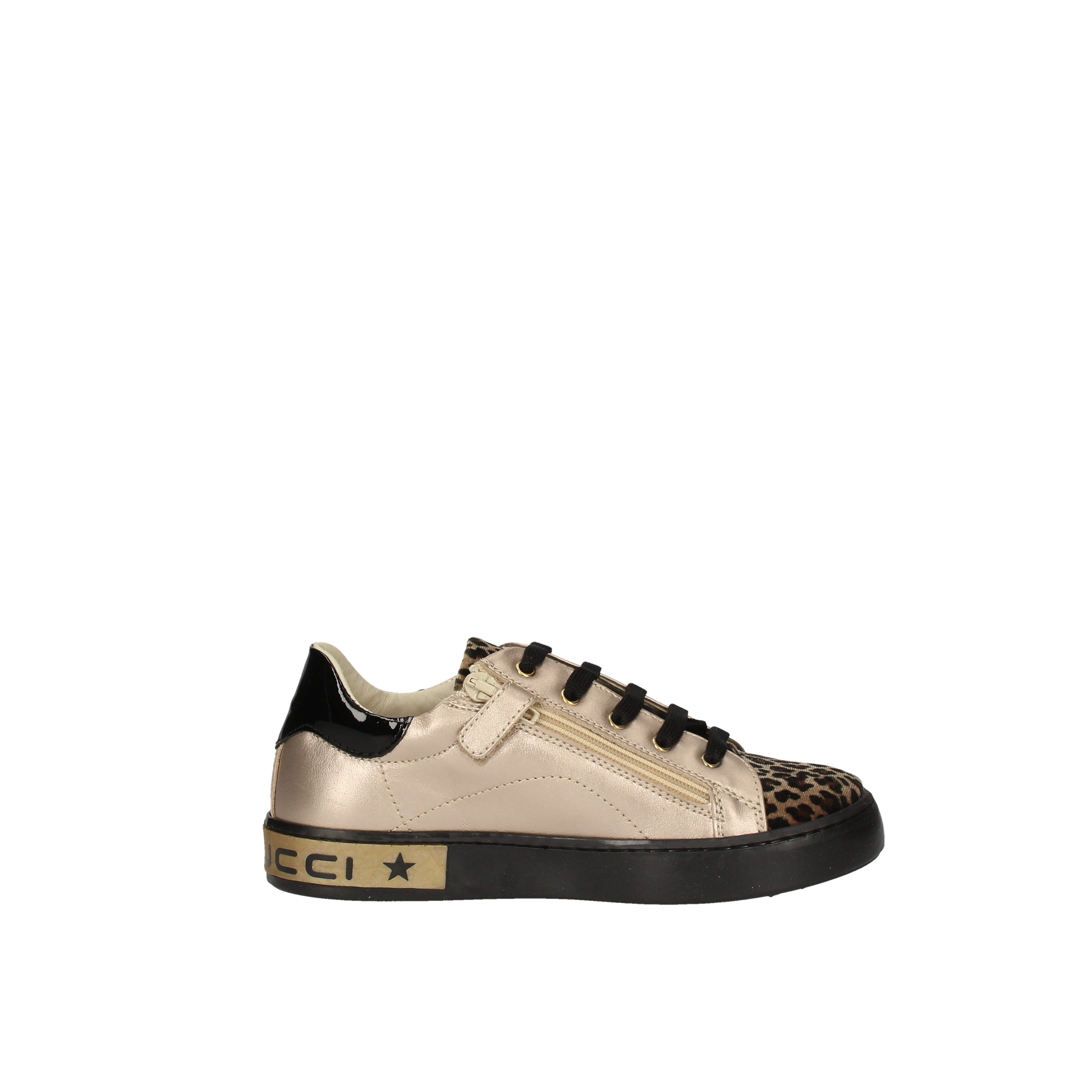 balducci sneakers modello con dettaglio leopard rob1612
