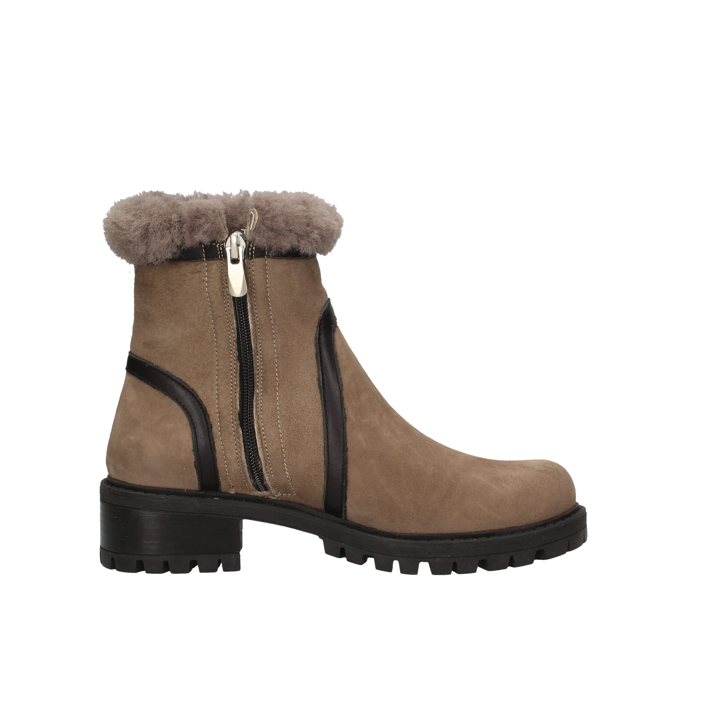 albano tronchetto in ecopelliccia taupe 1039