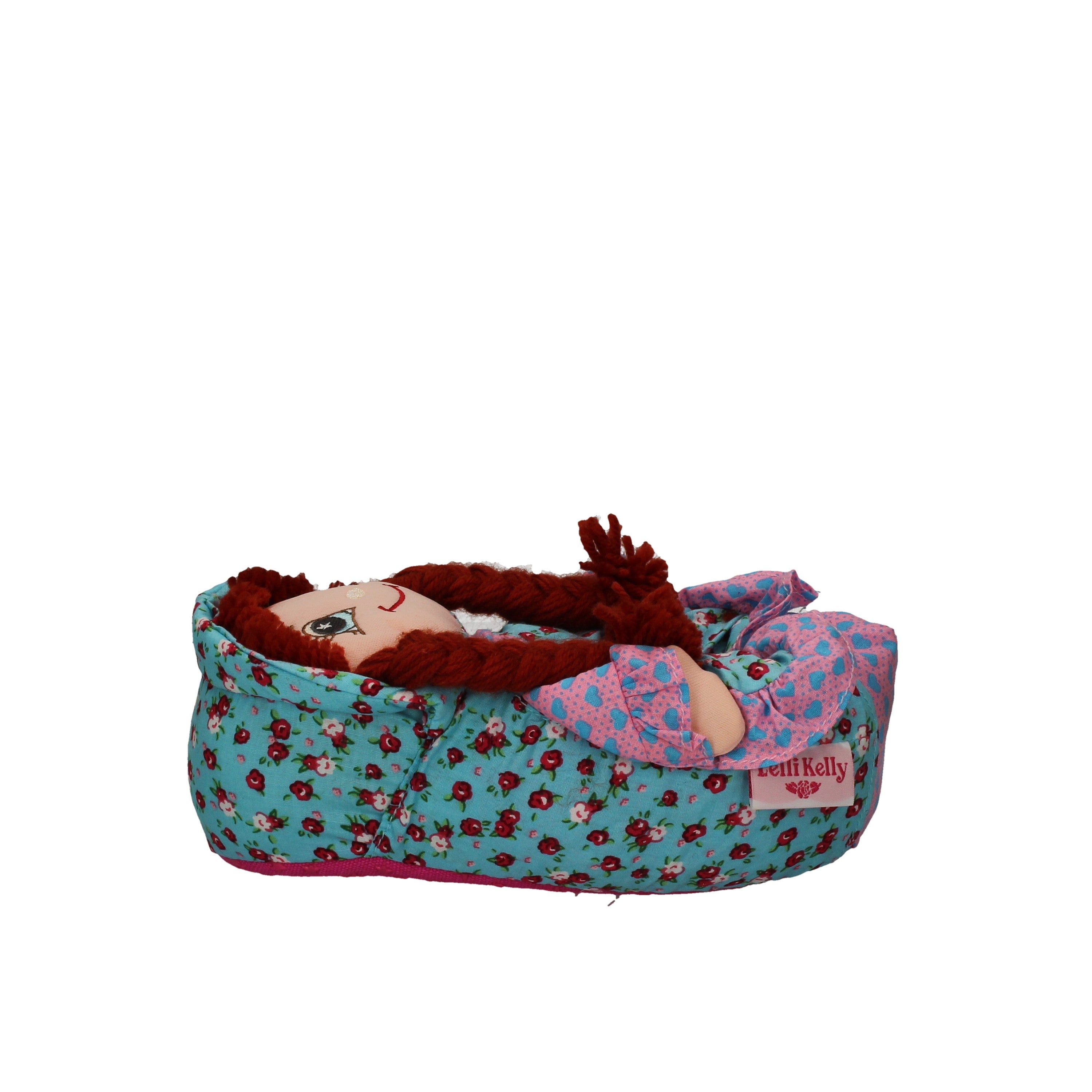 lelli kelly ciabatta modello bambolina castana lk8000