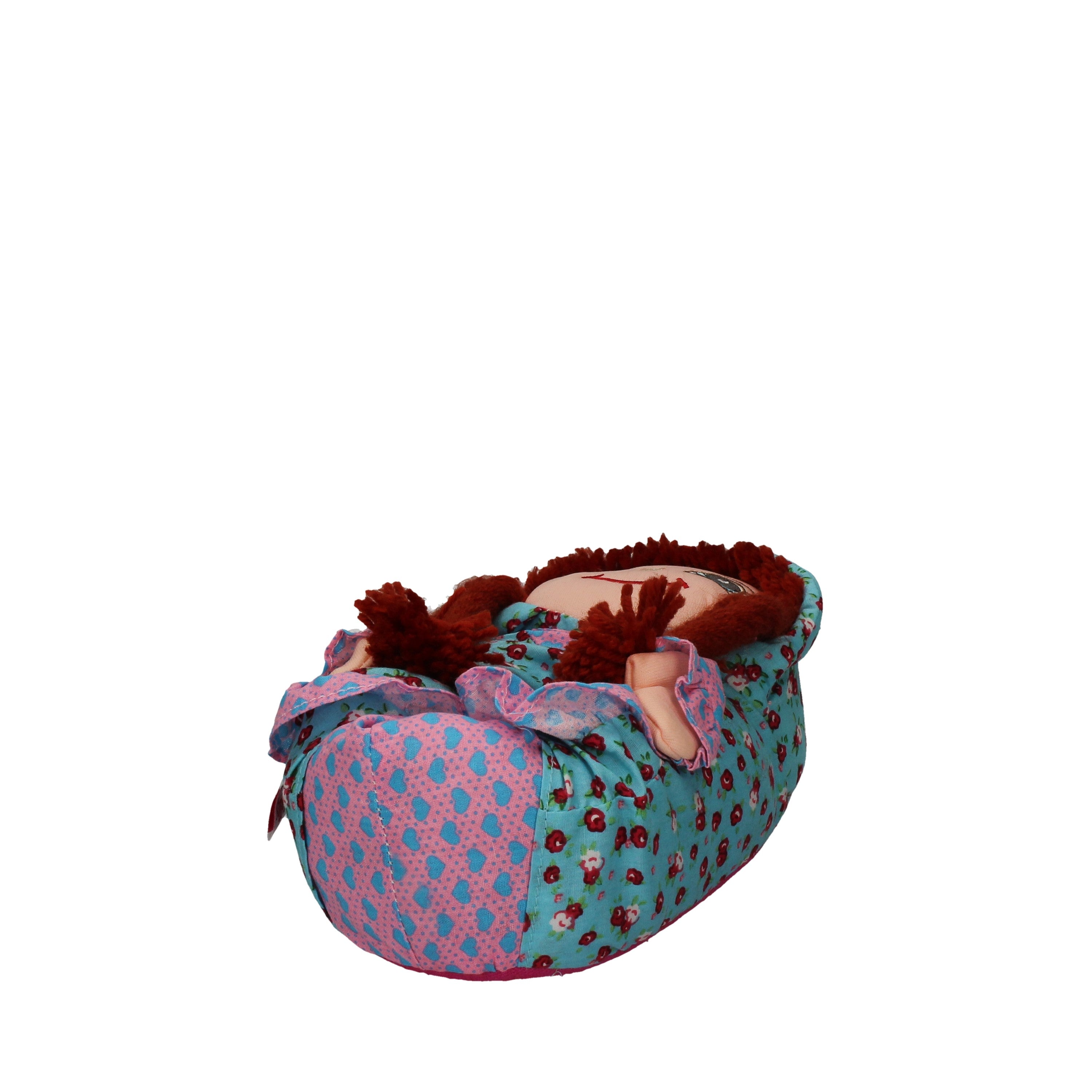 lelli kelly ciabatta modello bambolina castana lk8000