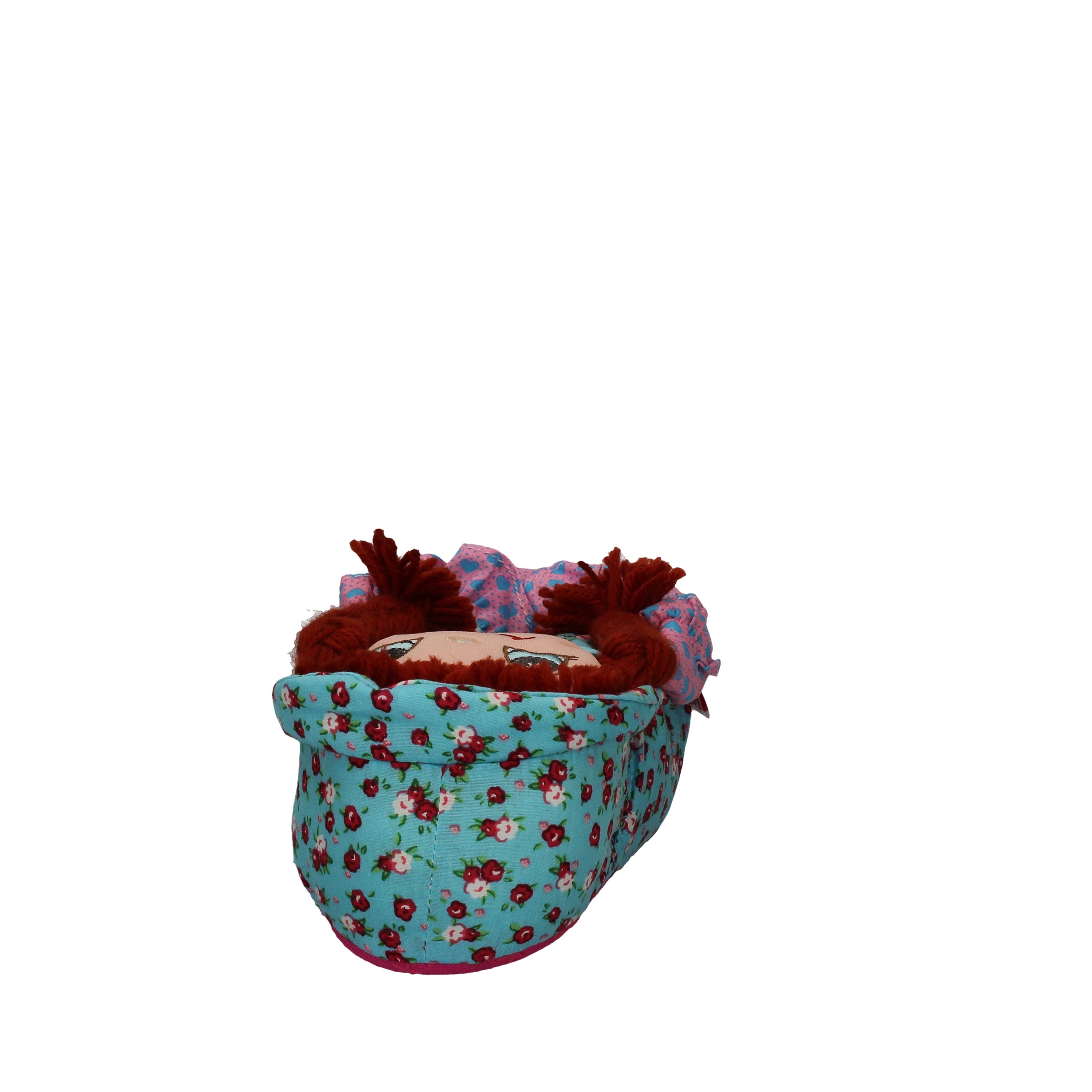 lelli kelly ciabatta modello bambolina castana lk8000