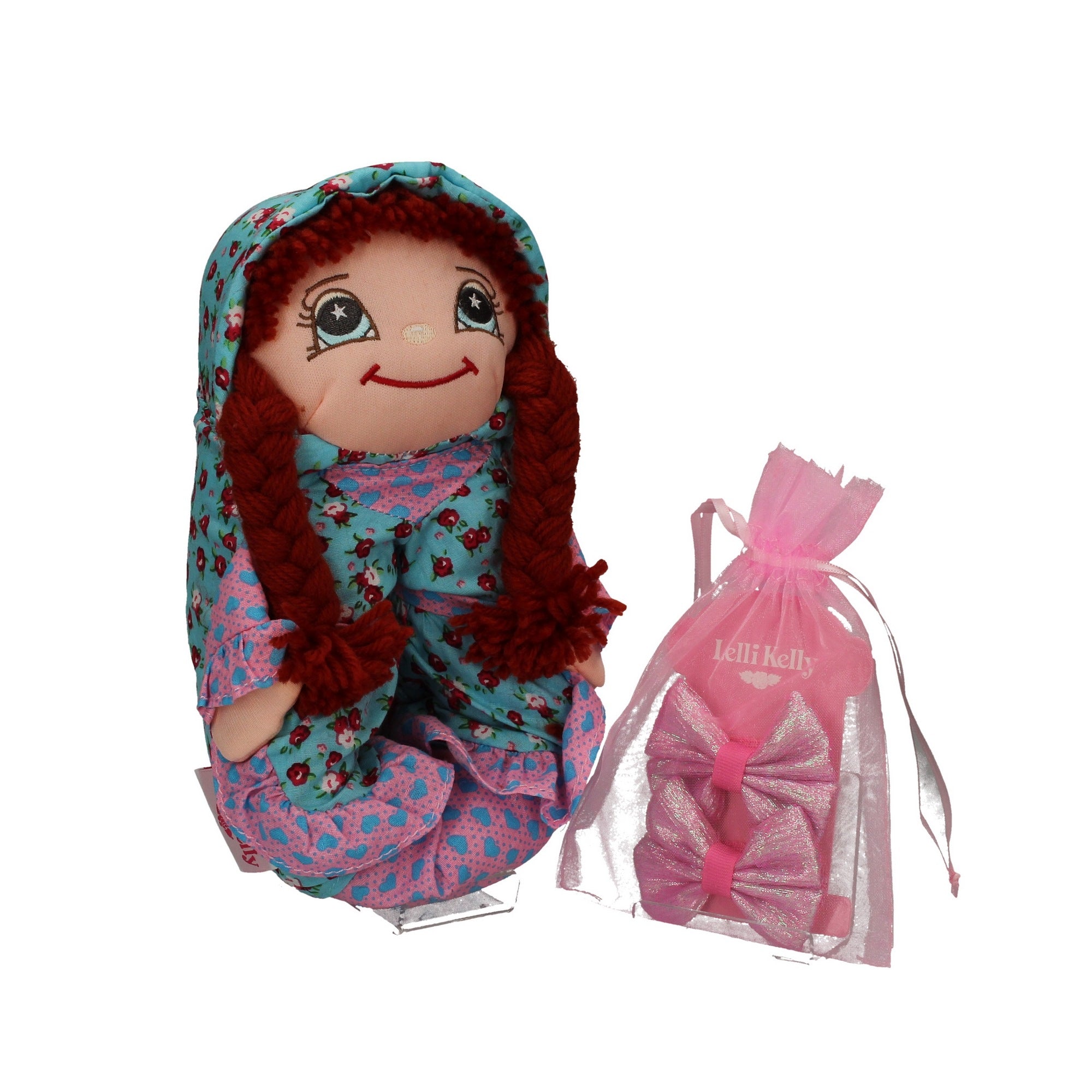 lelli kelly ciabatta modello bambolina castana lk8000