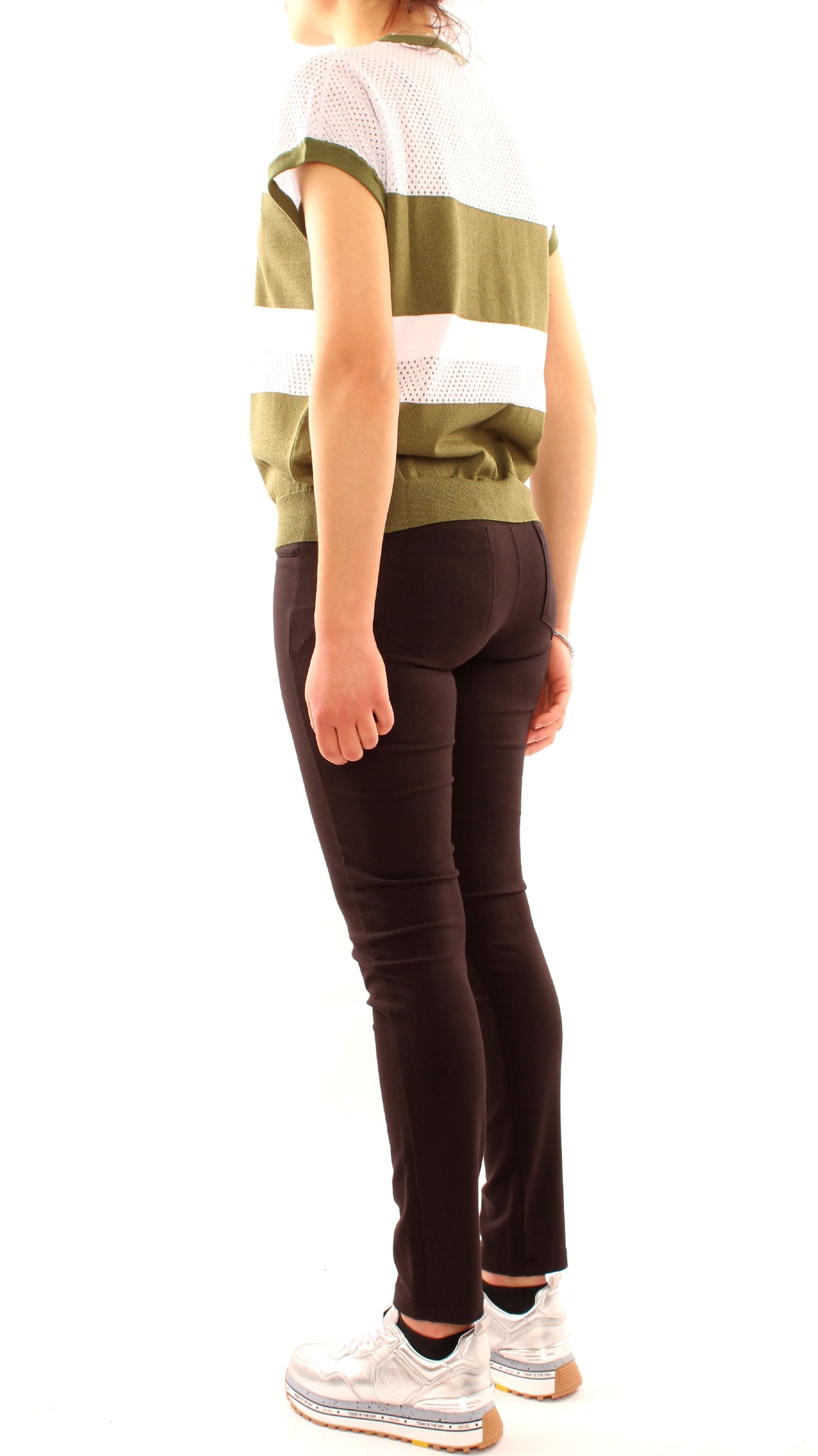 liu jo t-shirt a strisce ta0130ma40j