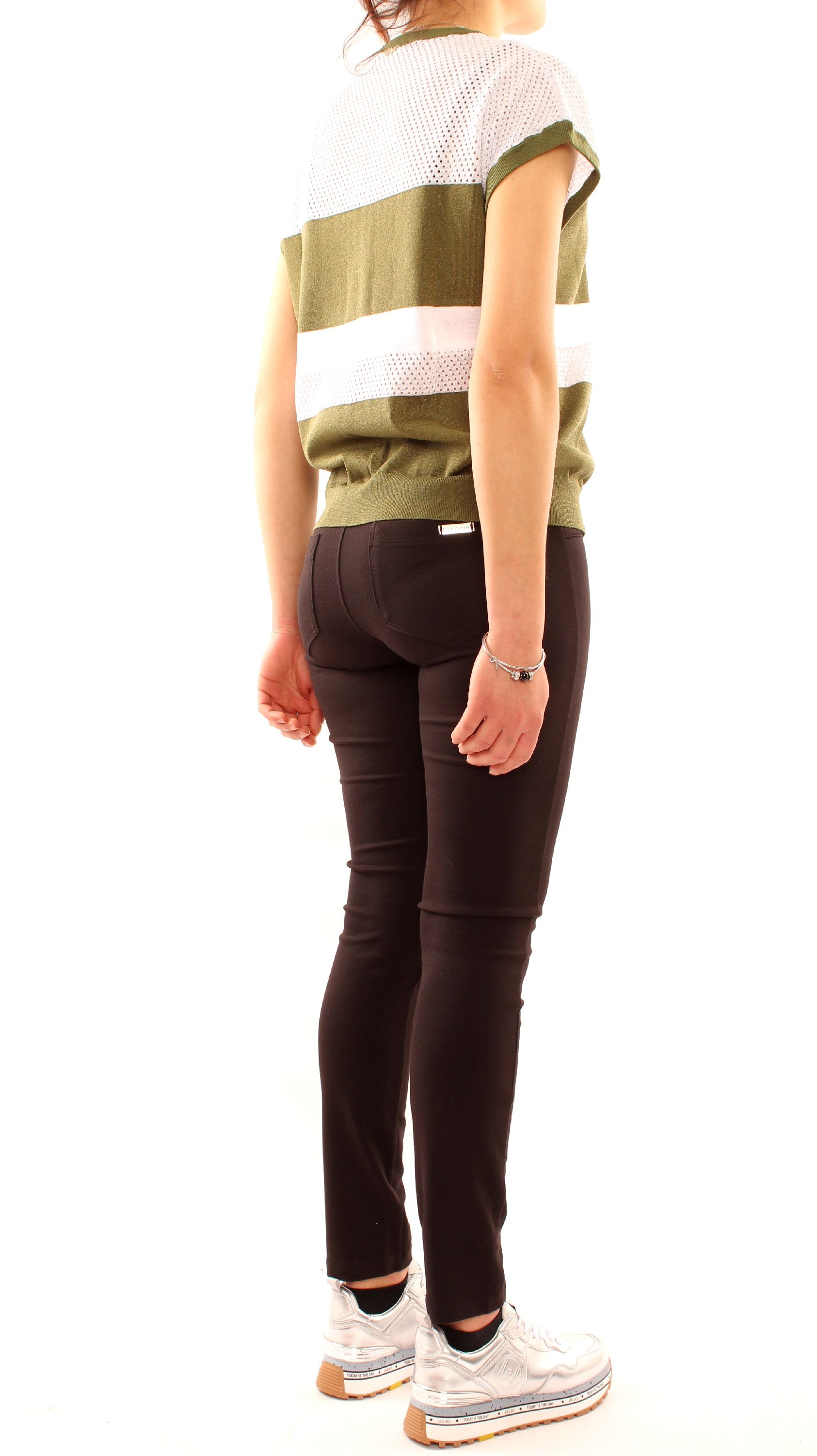 liu jo t-shirt a strisce ta0130ma40j