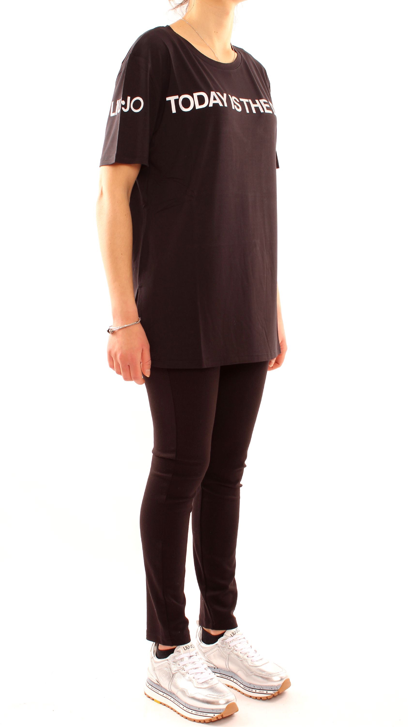 liu jo t-shirt maxi oversize ta0111j7905