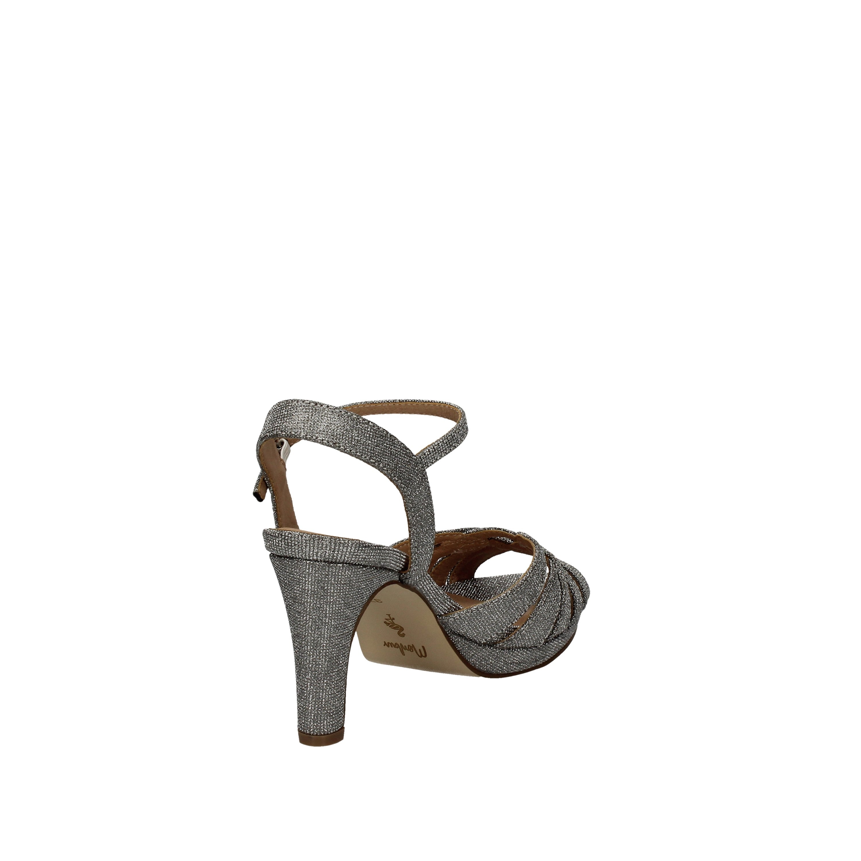 menbur sandali modello effetto lurex plata 21854