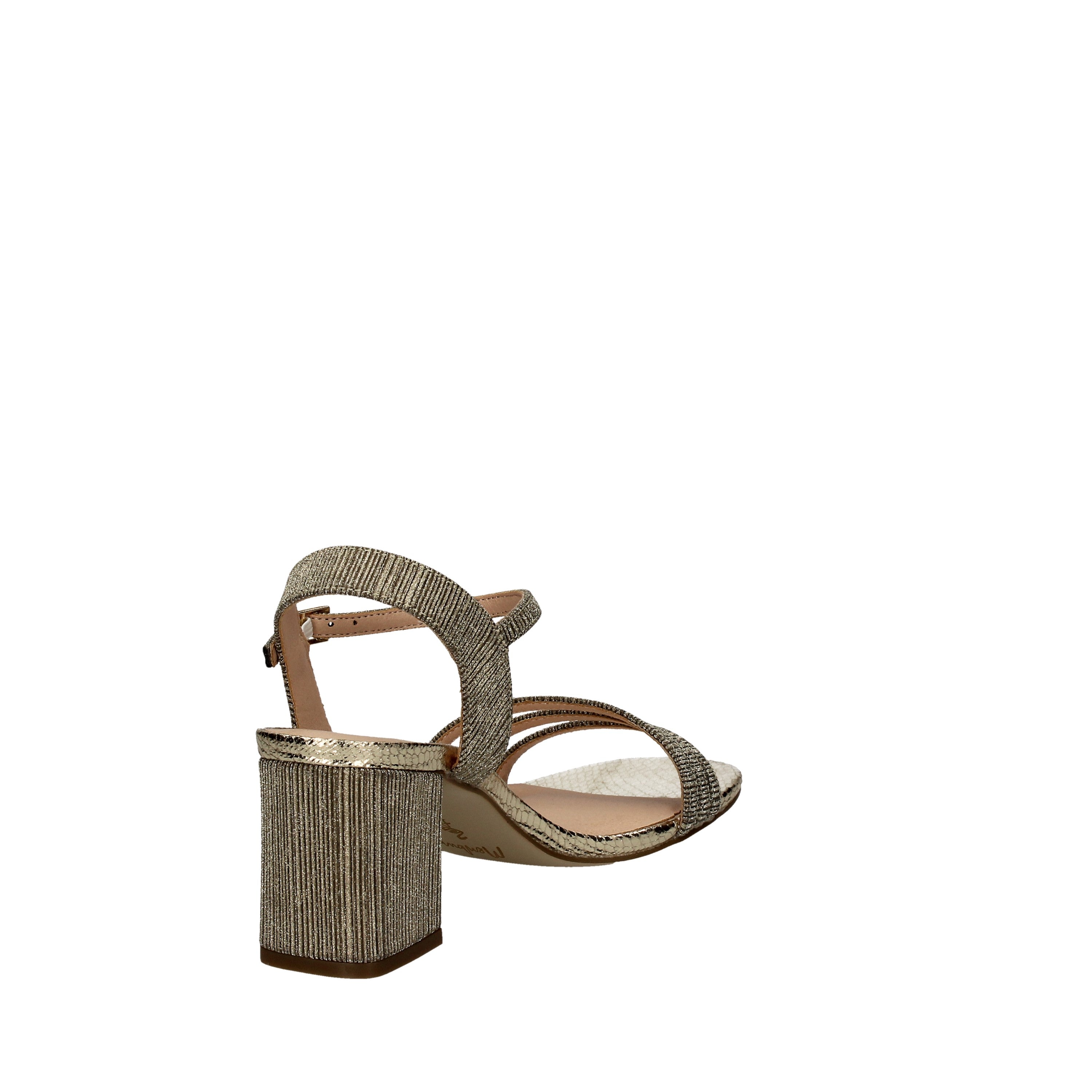 menbur sandali modello effettuo lurex oro 21535