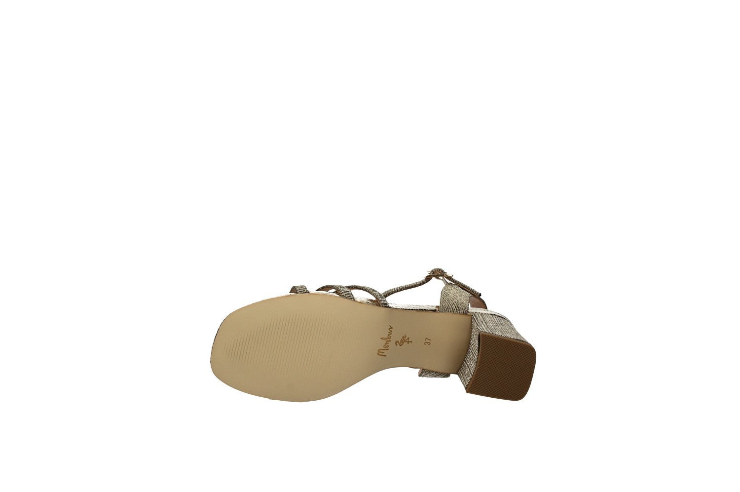 menbur sandali modello effettuo lurex oro 21535