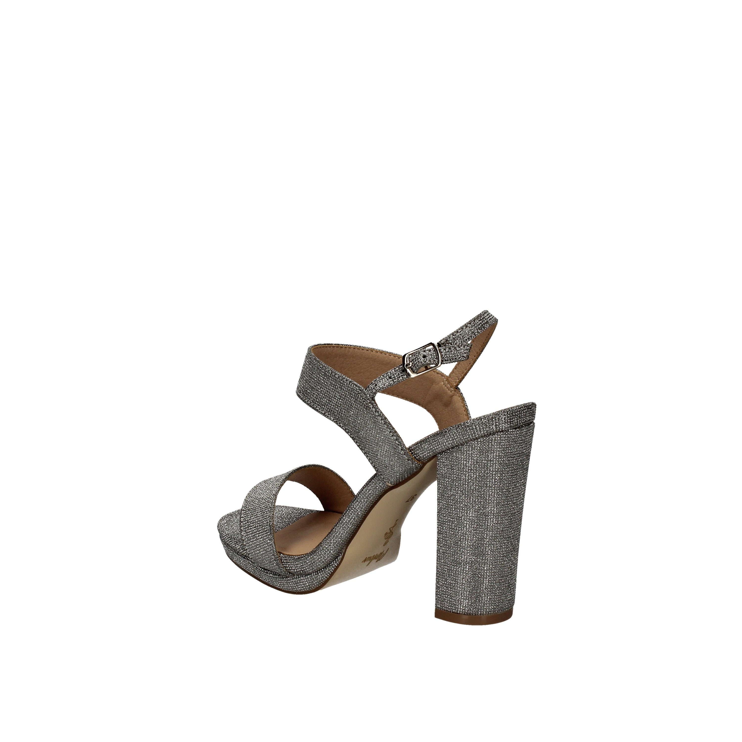 menbur sandali modello effetto lurex plata 21519