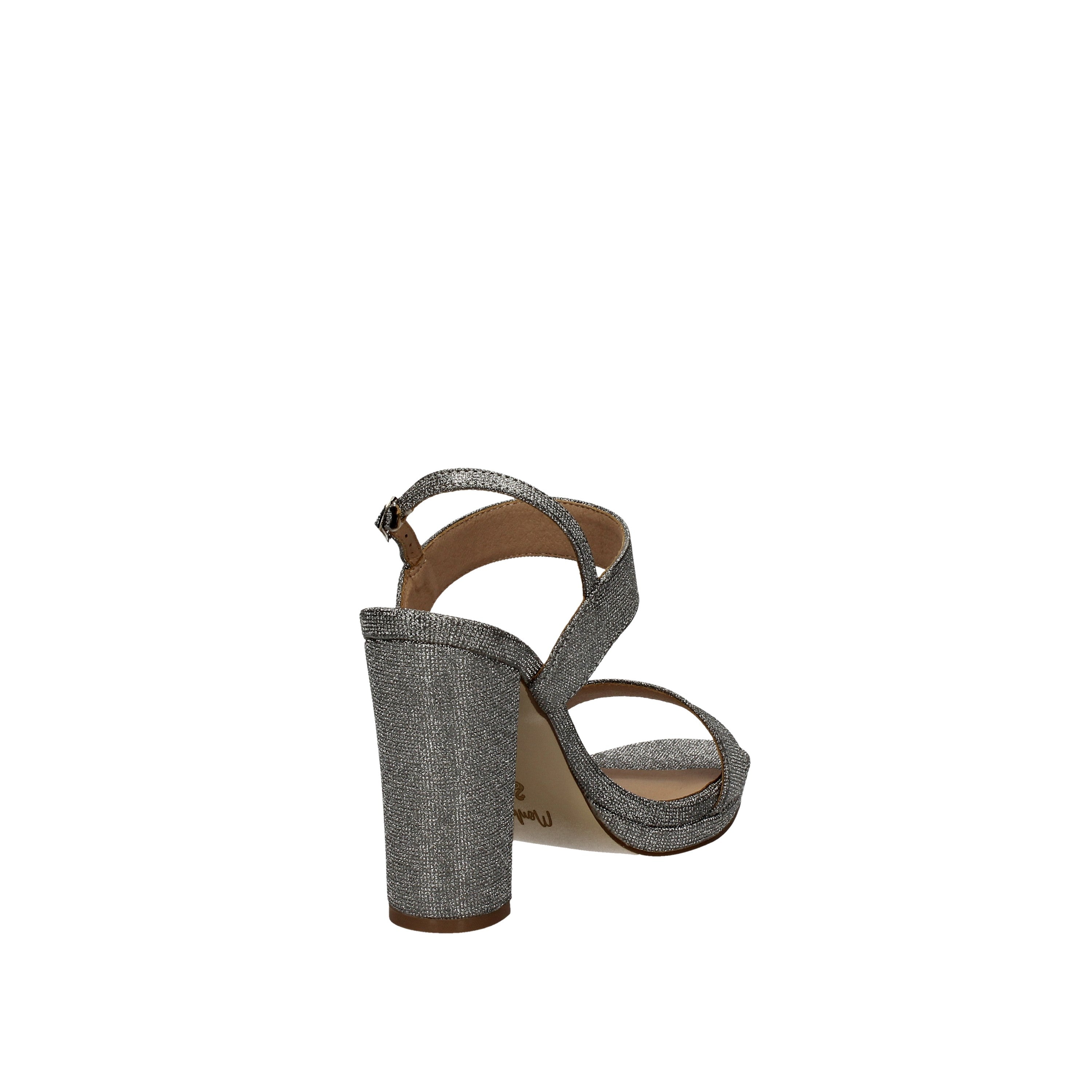 menbur sandali modello effetto lurex plata 21519