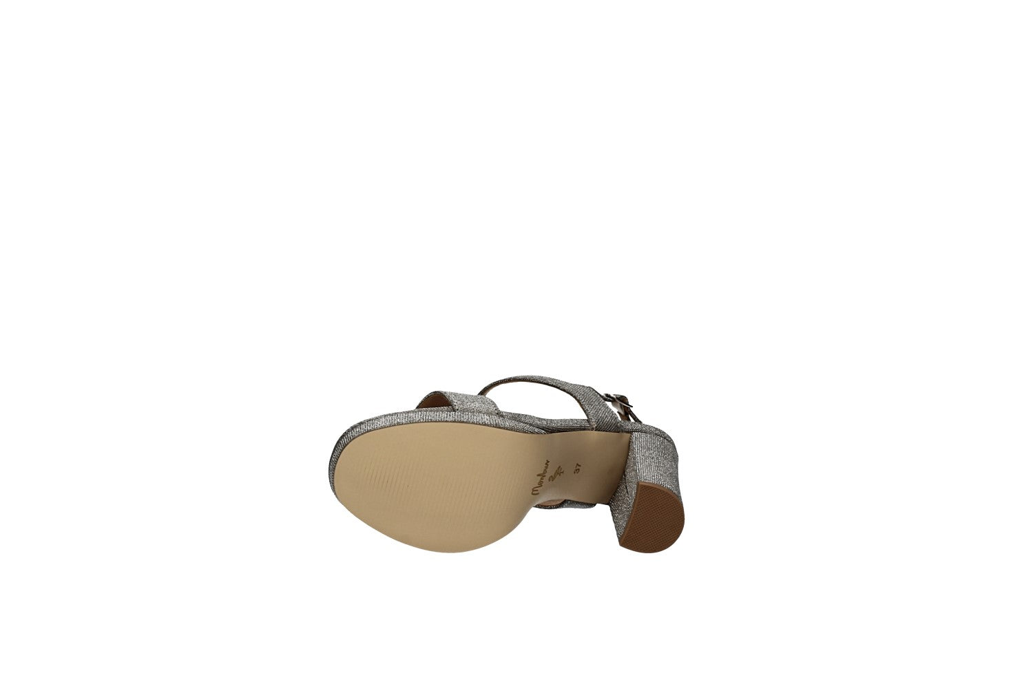 menbur sandali modello effetto lurex plata 21519