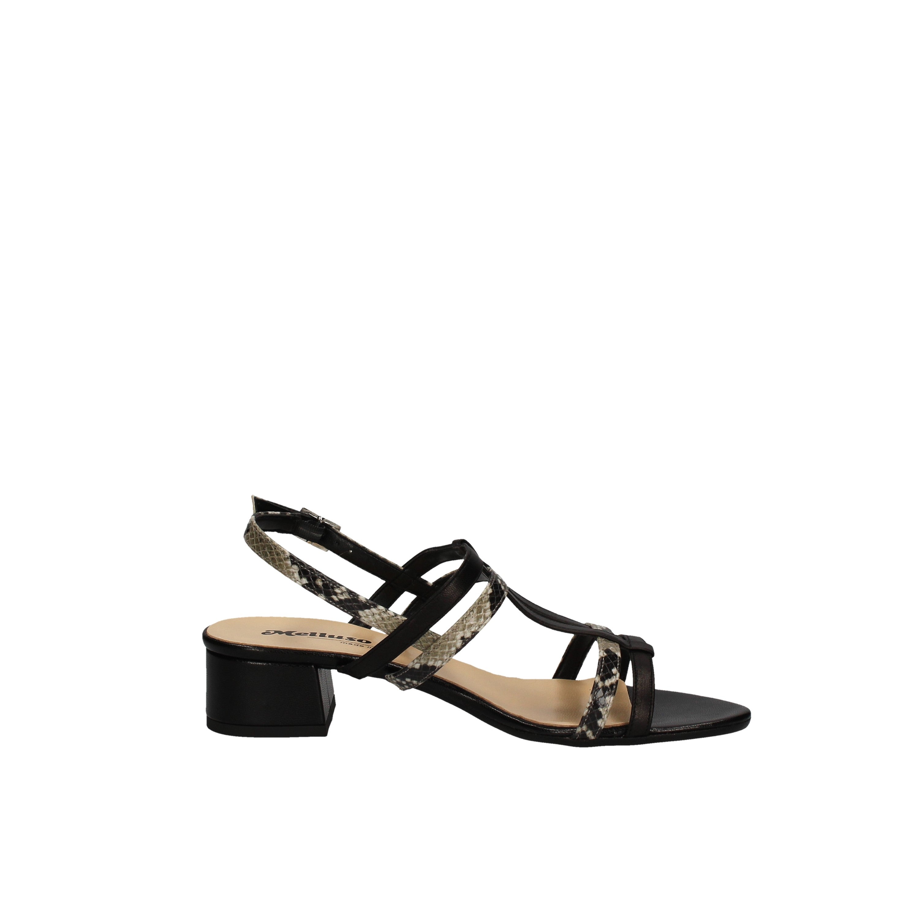 melluso sandali modello nappa effetto pitone k35105m