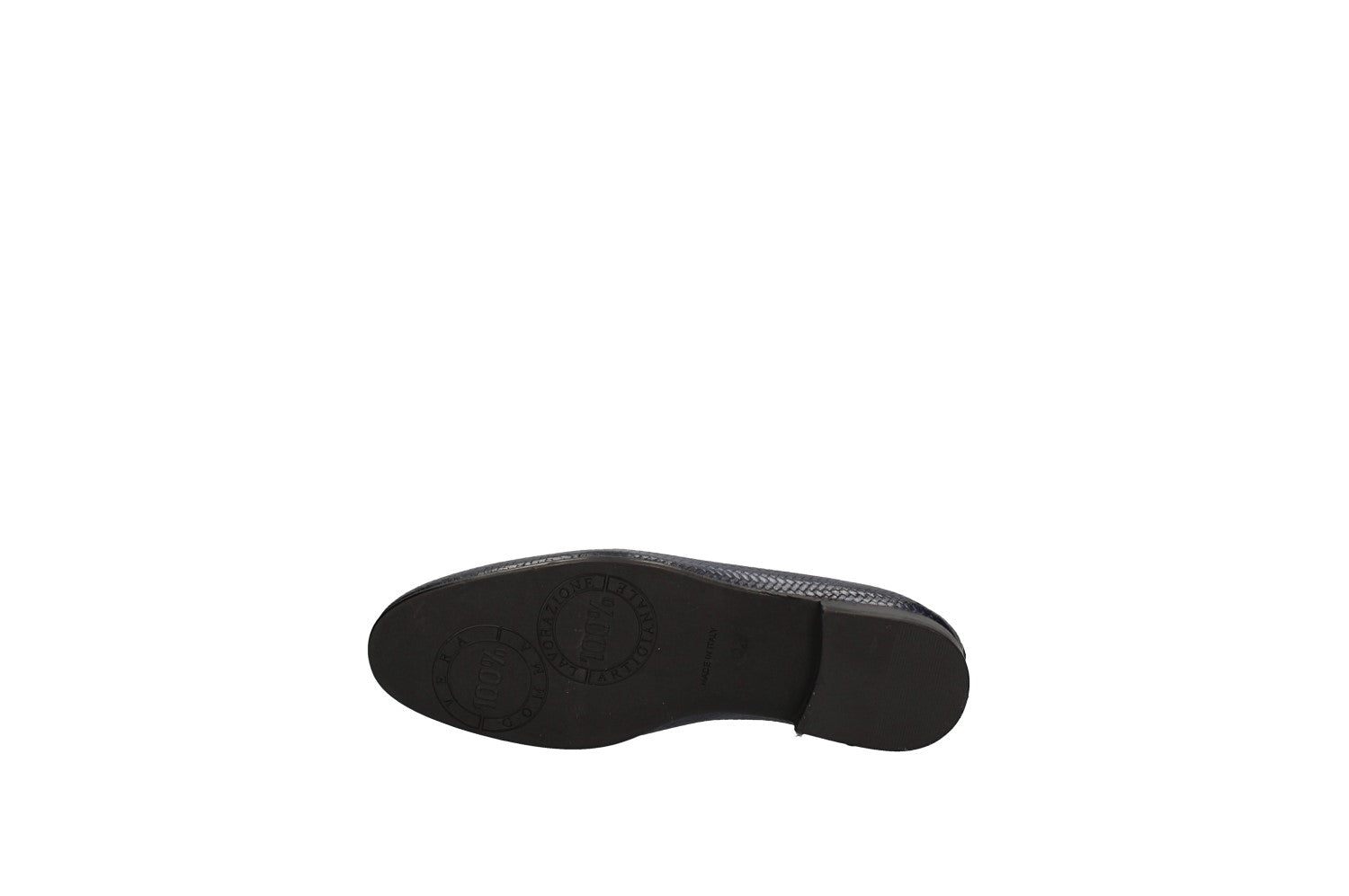 exton mocassino modello stampa intreccio jeans 1021