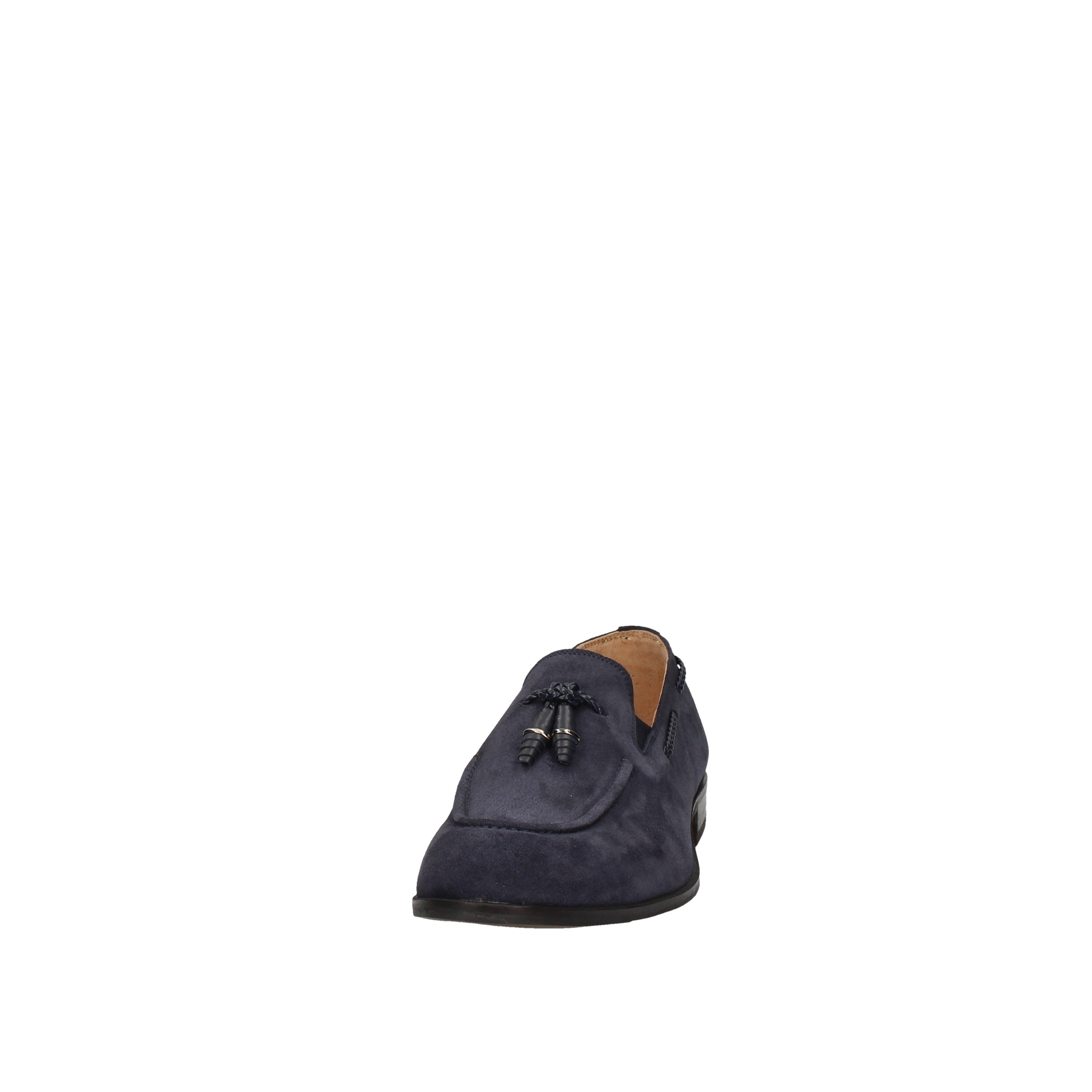 exton mocassino modello camoscio navy 1111