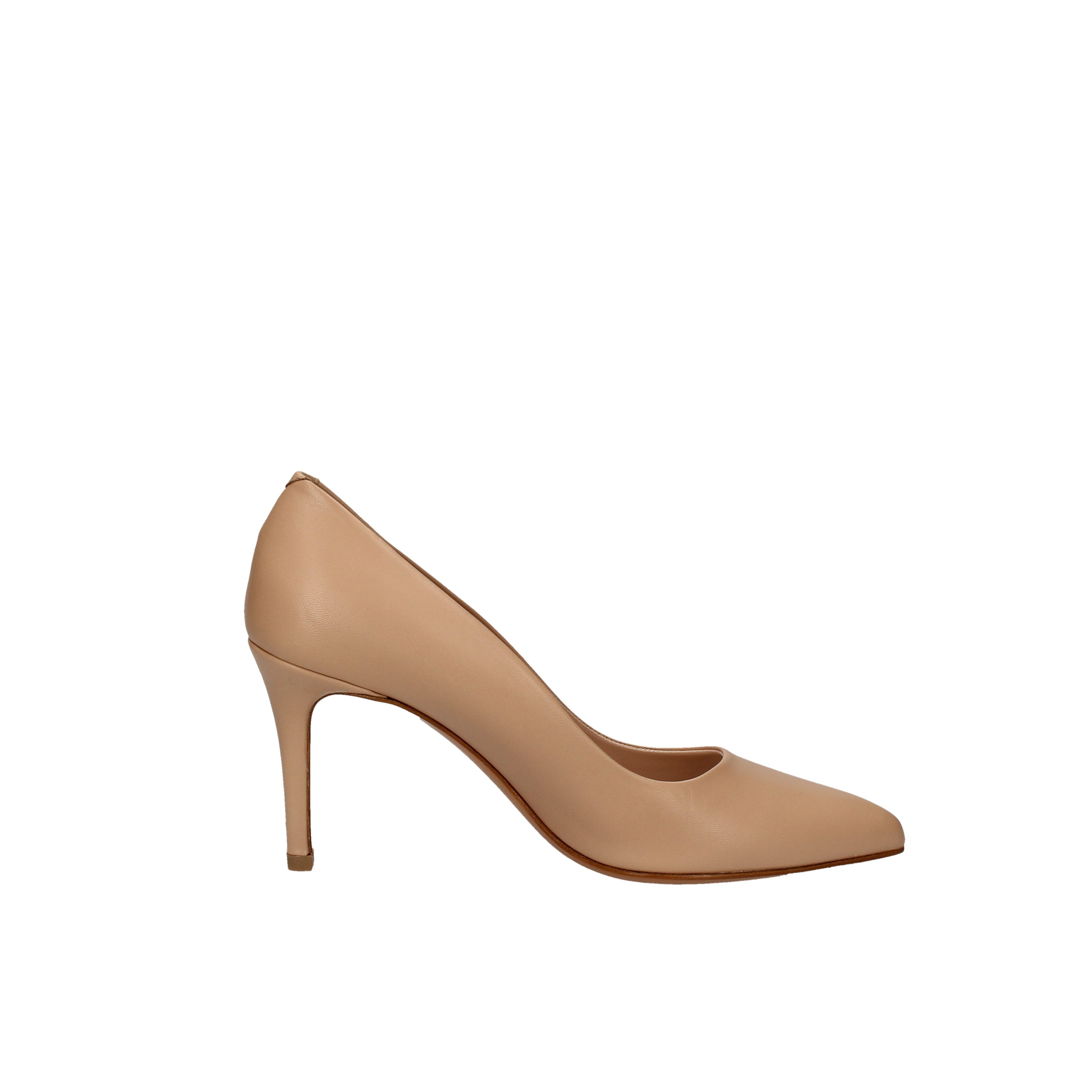 Albano décolleté in nappa nude 4021