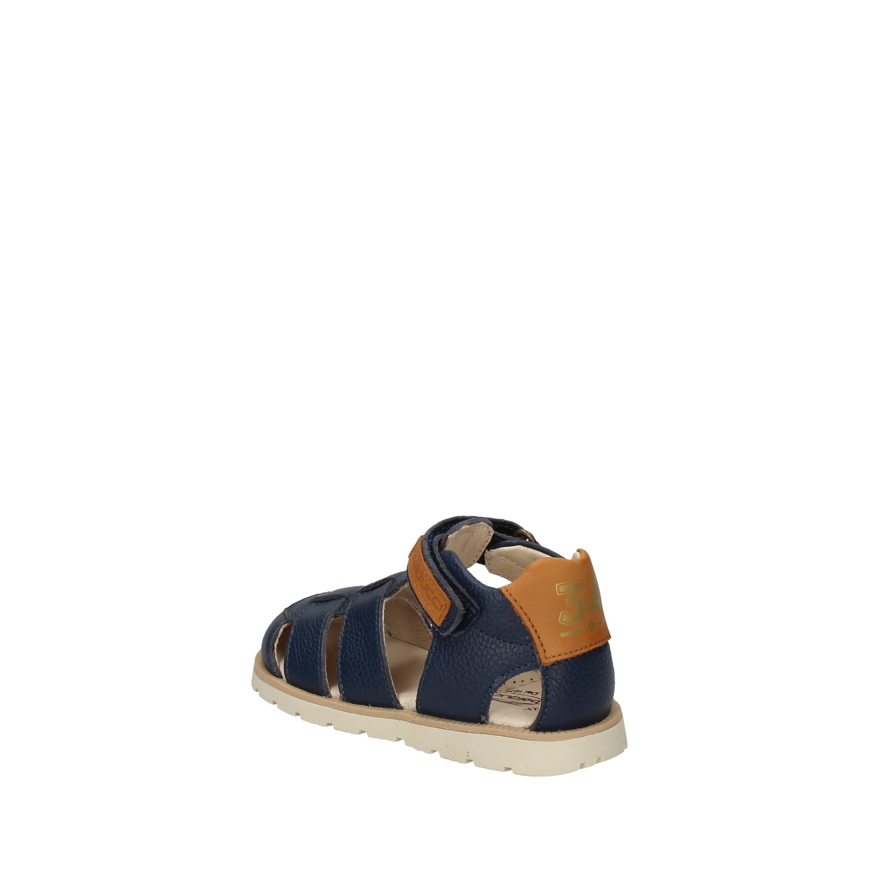 balducci sandali modello ragnetto semi chiuso blu cit3552