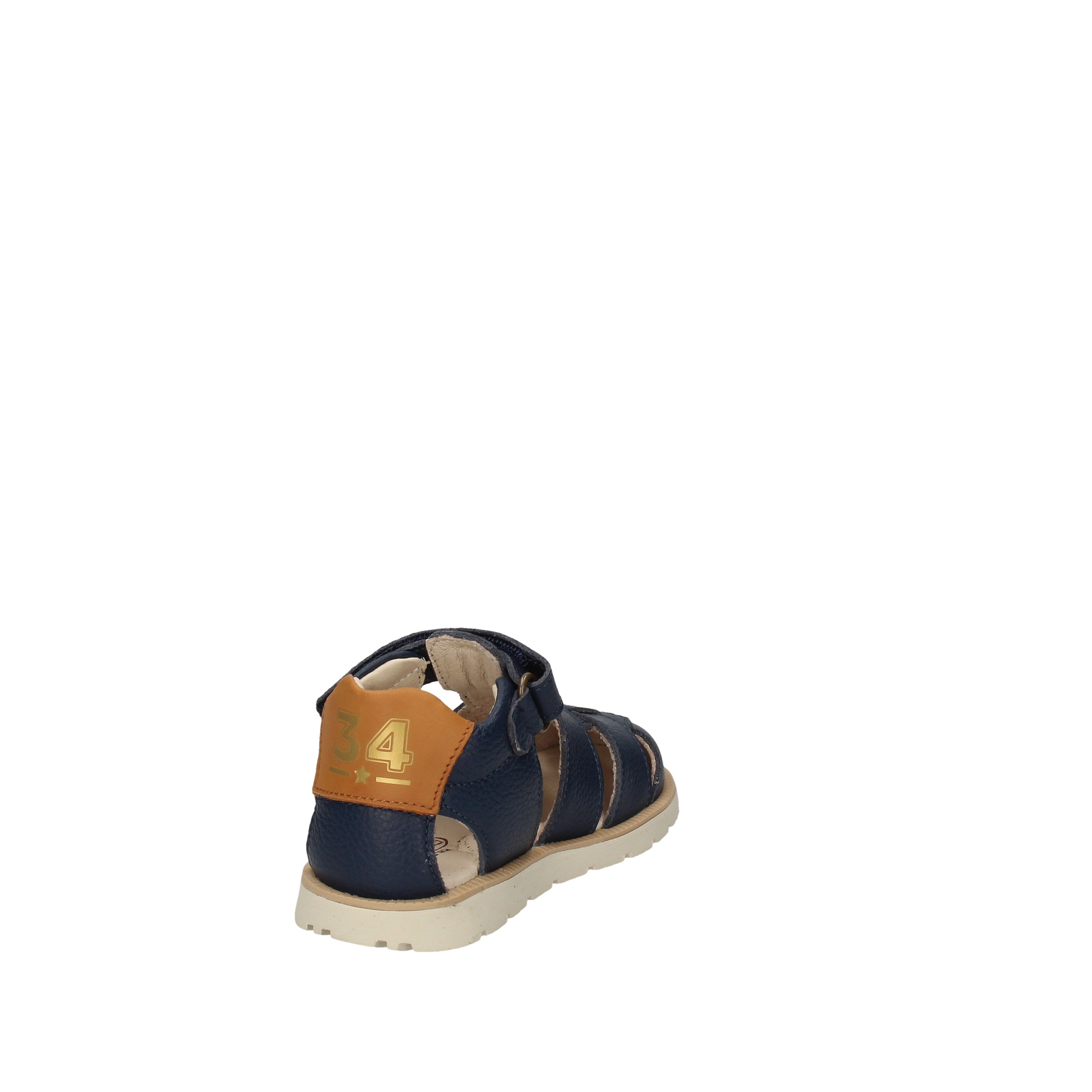 balducci sandali modello ragnetto semi chiuso blu cit3552